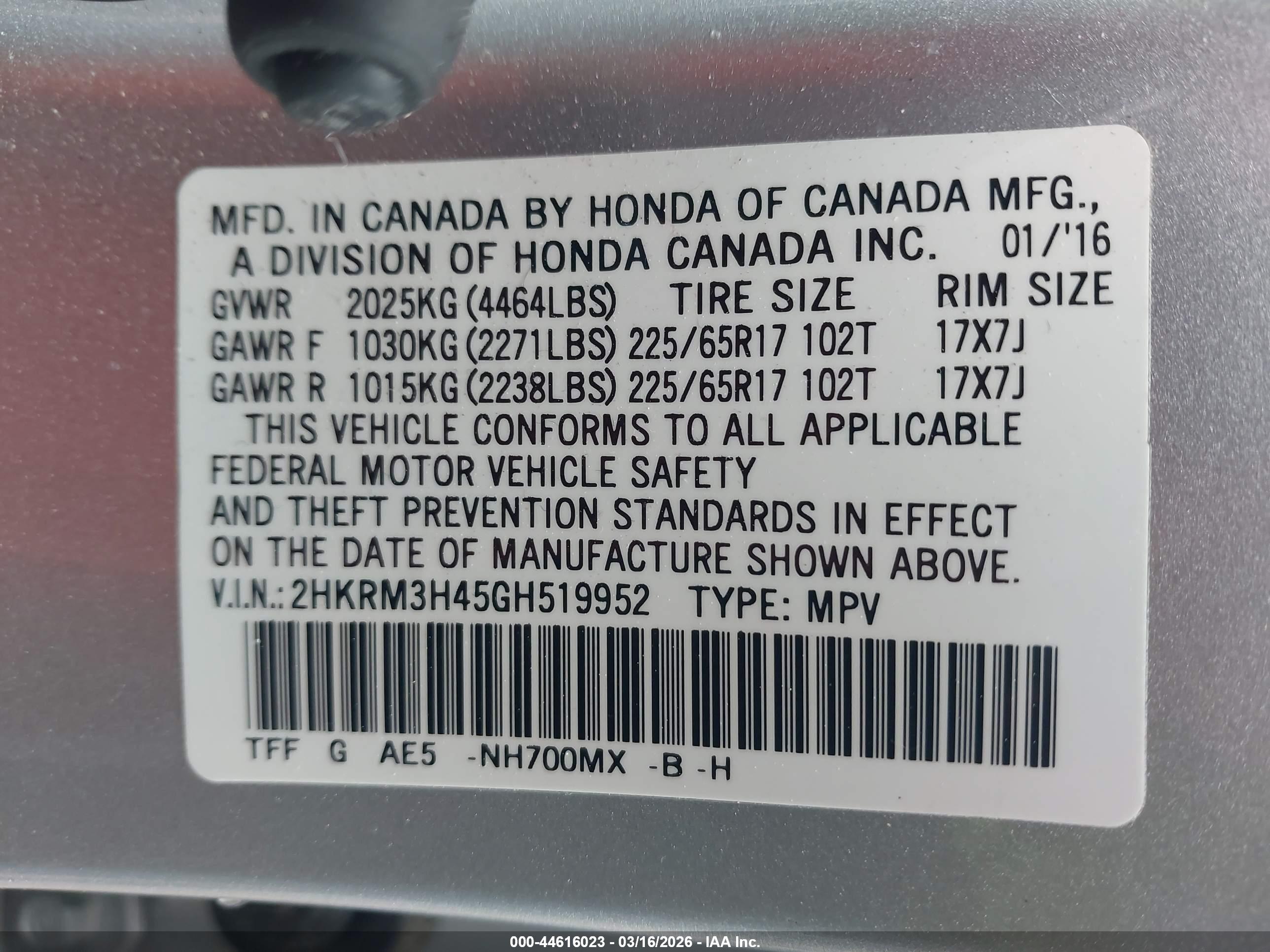 HONDA CR-V image 9