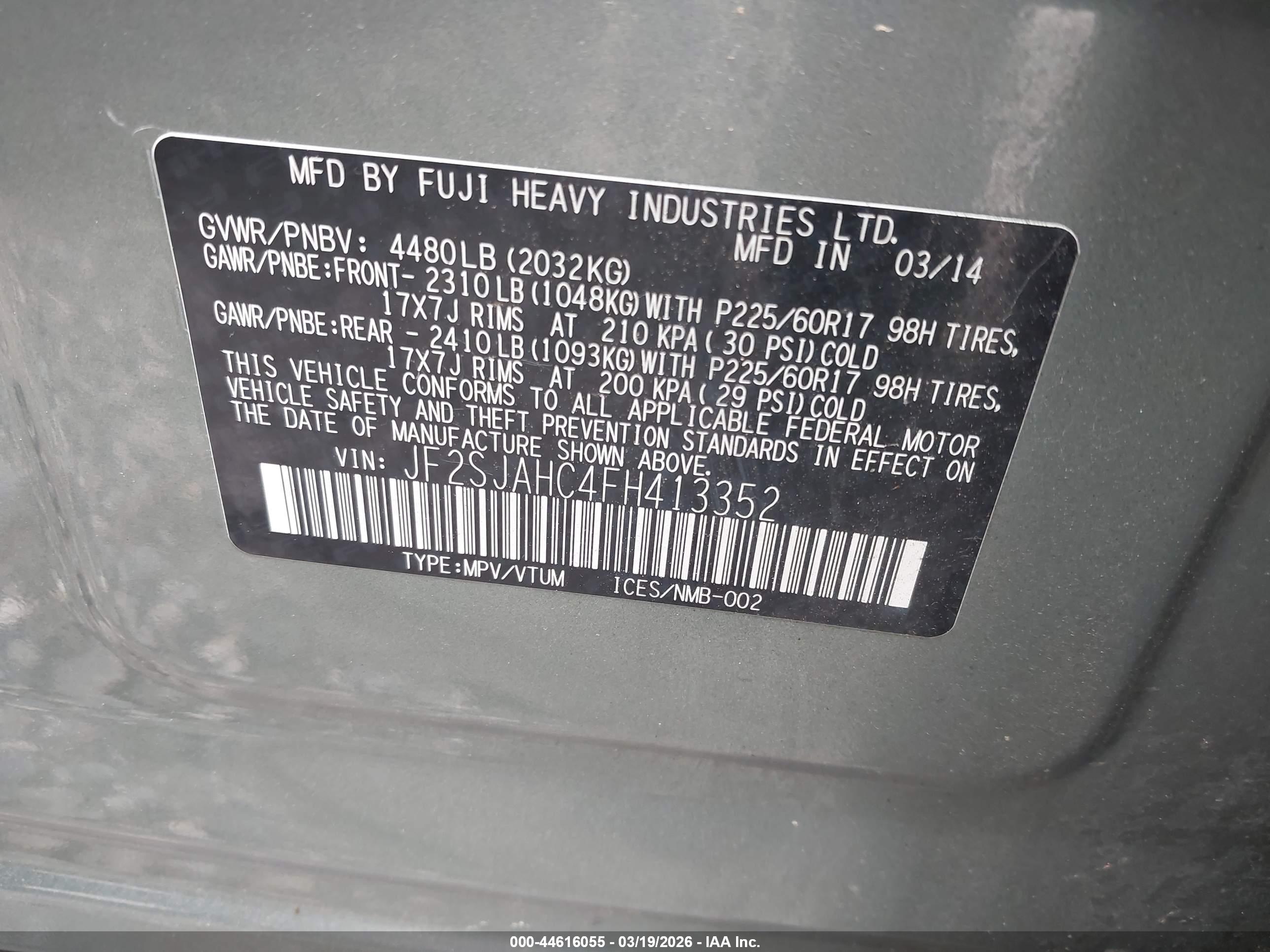 SUBARU FORESTER image 9