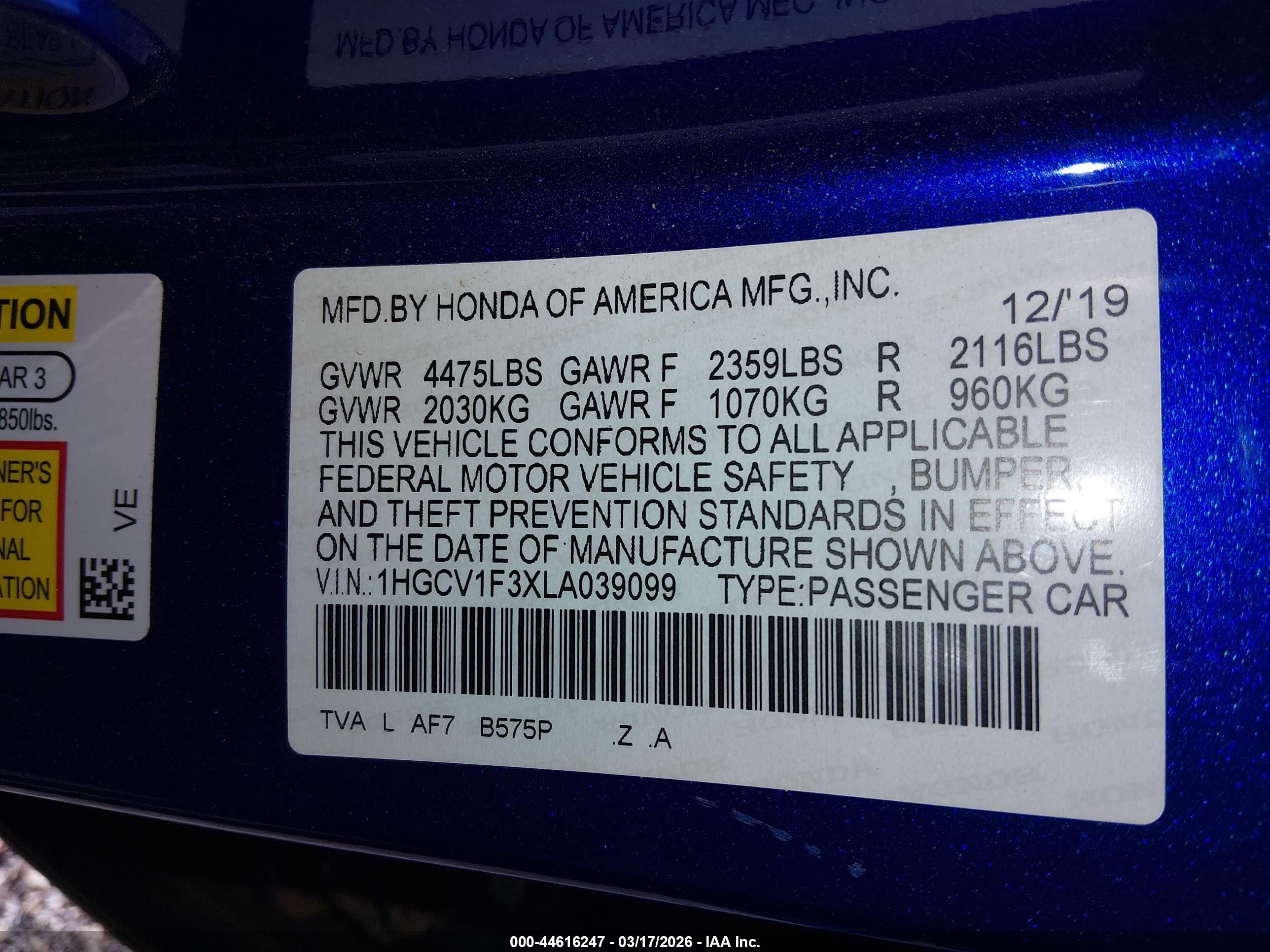 HONDA ACCORD image 9