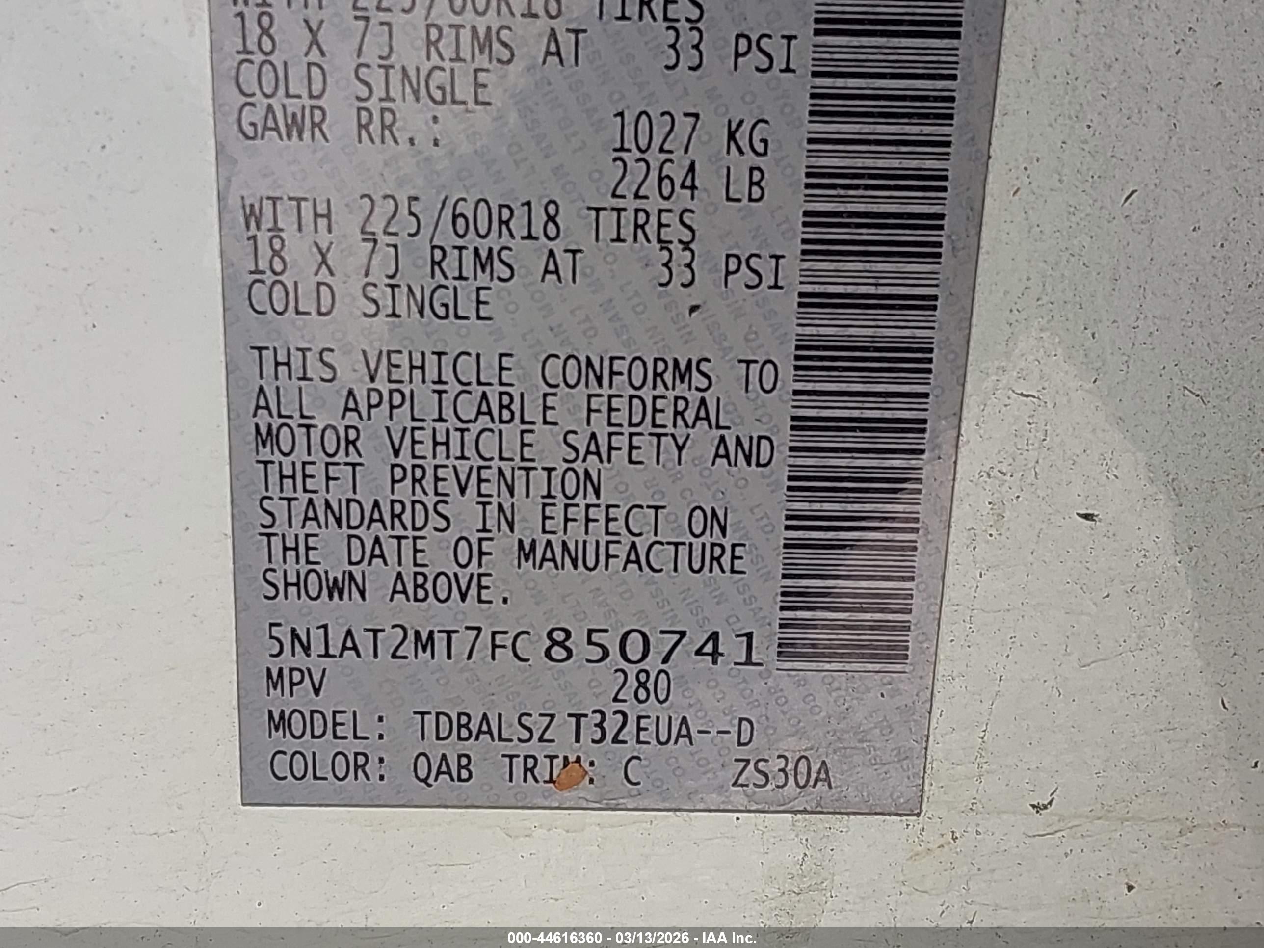 NISSAN ROGUE image 9