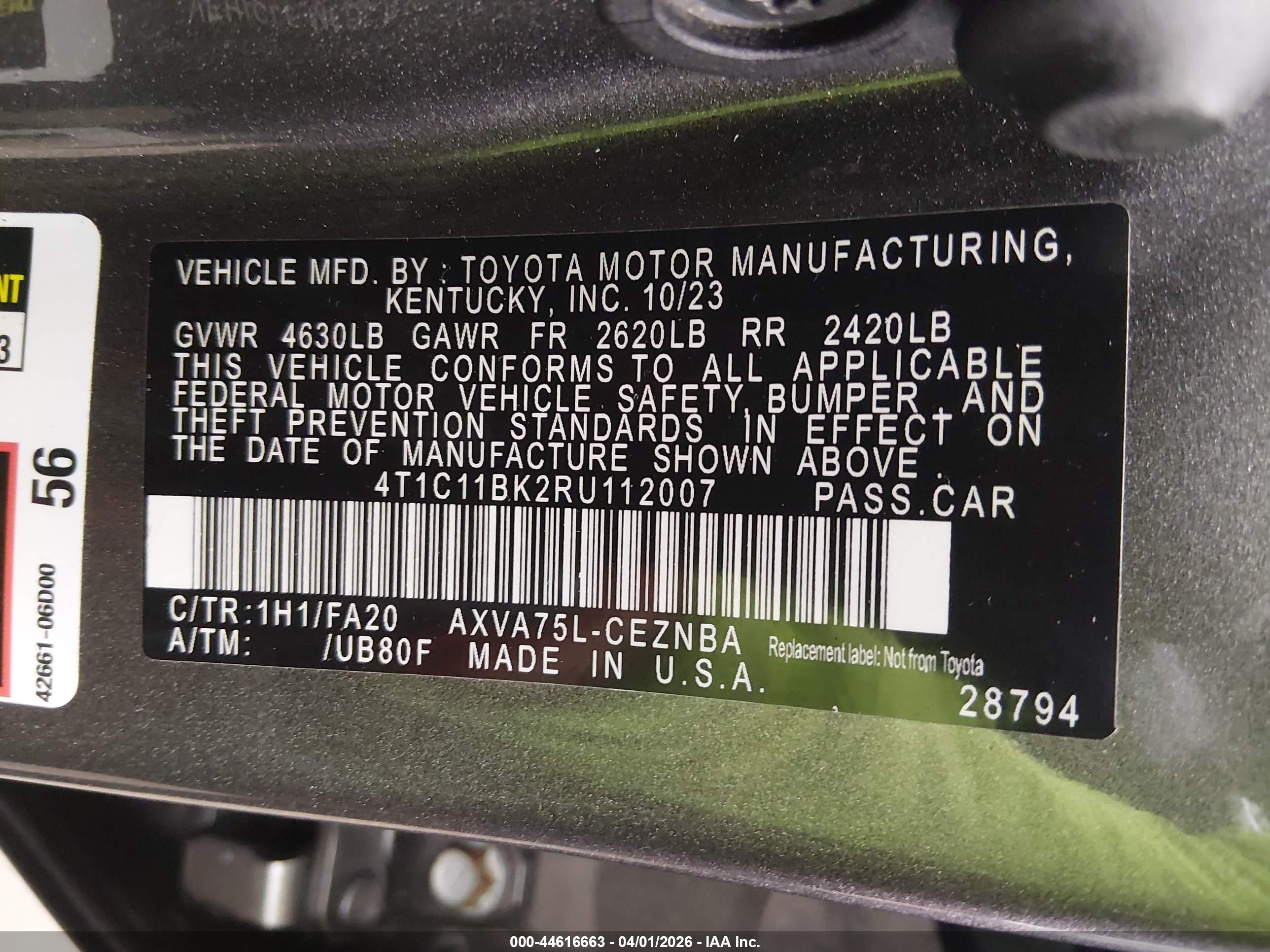 TOYOTA CAMRY image 9