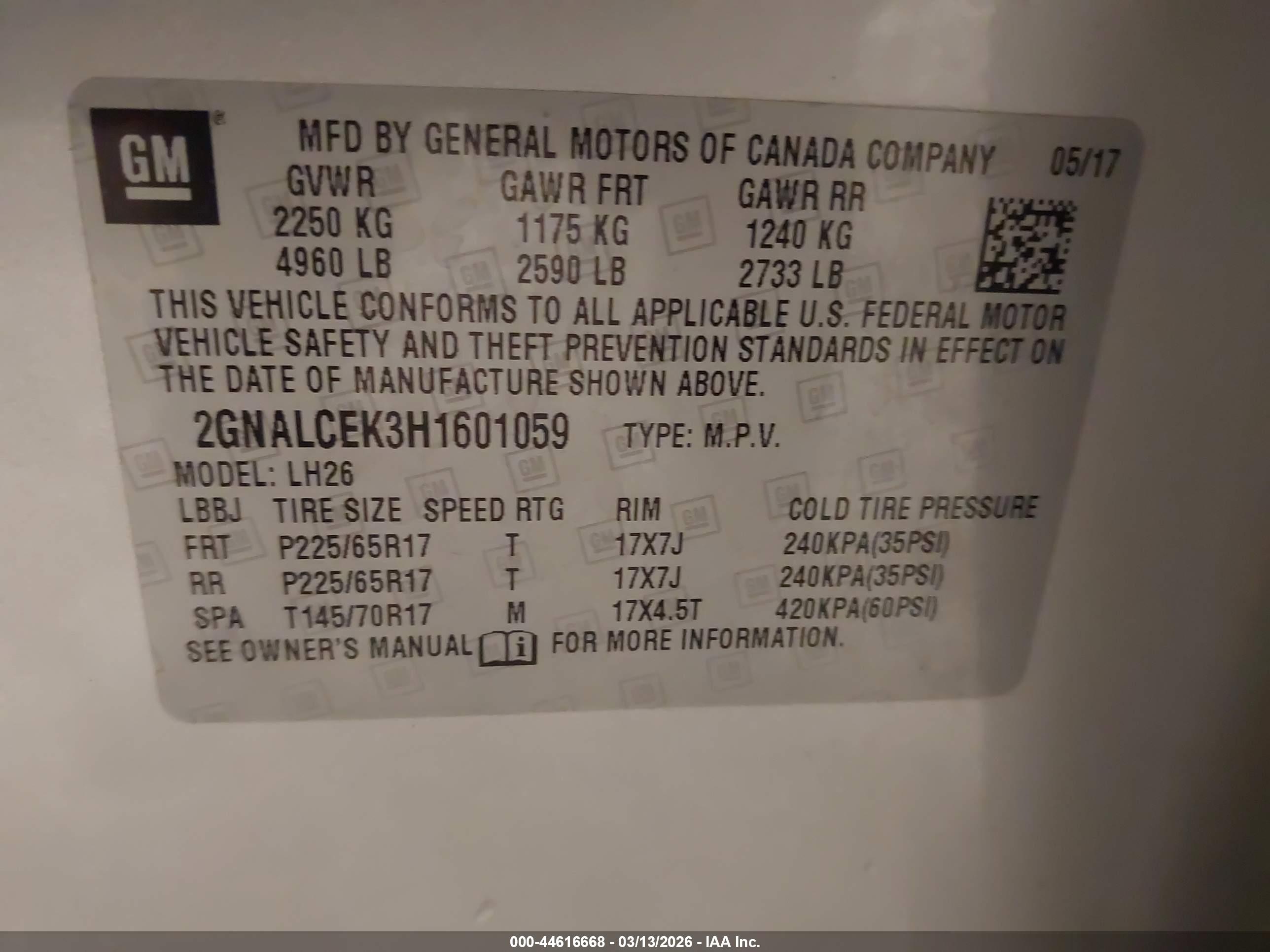 CHEVROLET EQUINOX image 9