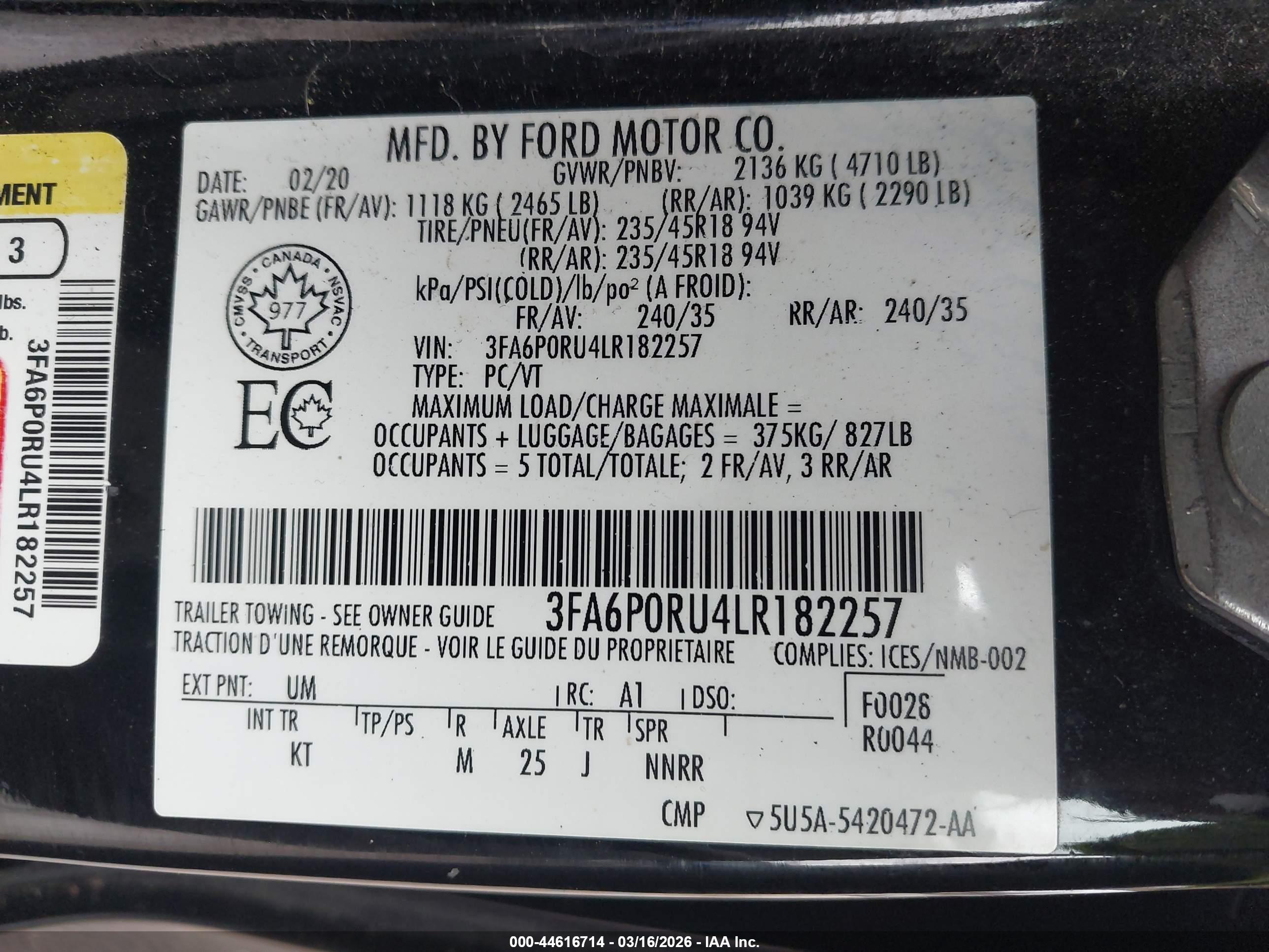 FORD FUSION image 9