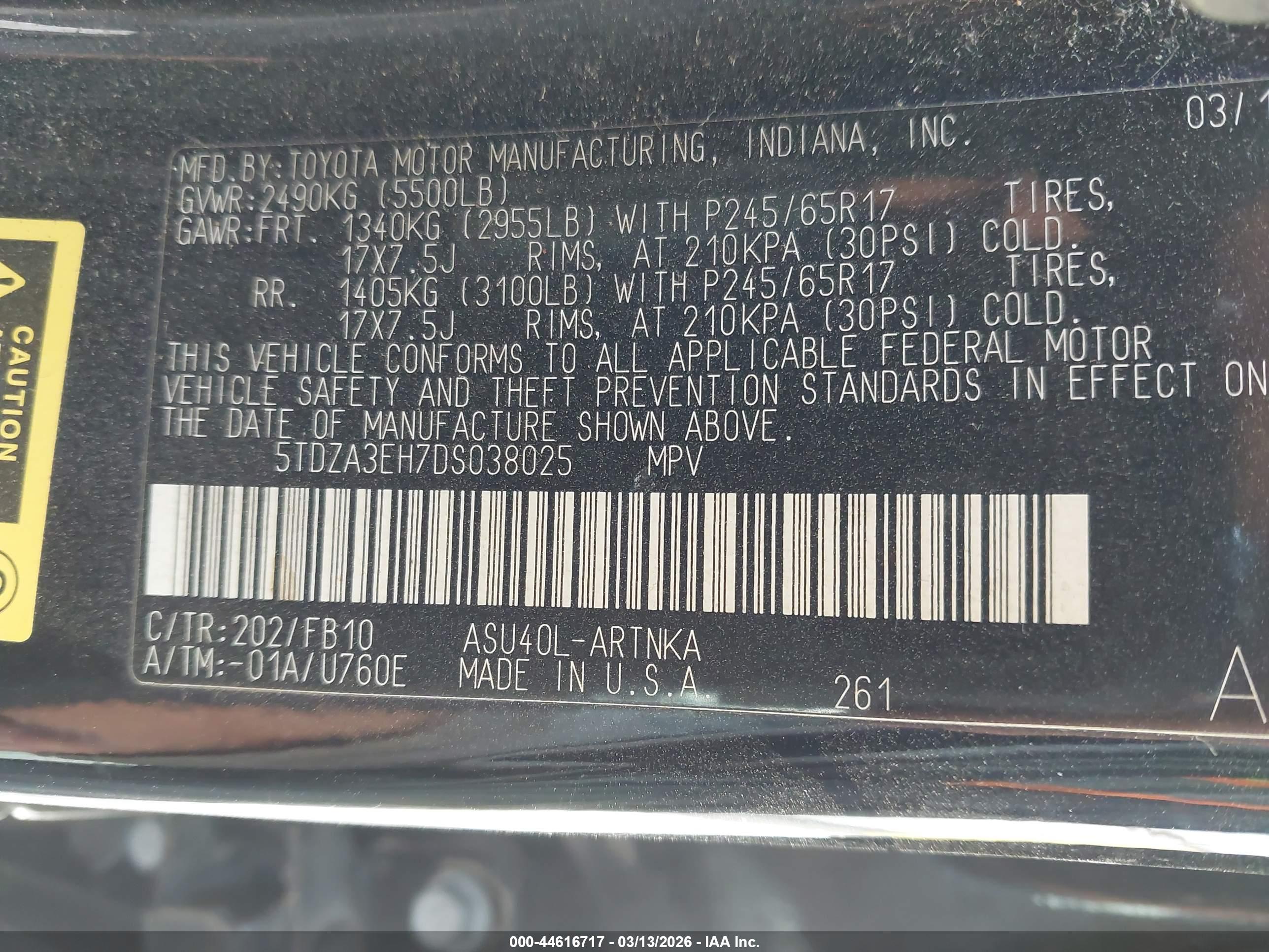 TOYOTA HIGHLANDER image 9