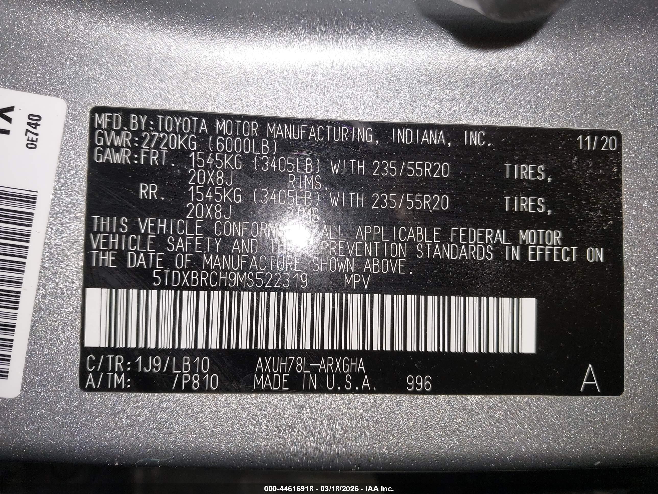 TOYOTA HIGHLANDER image 9