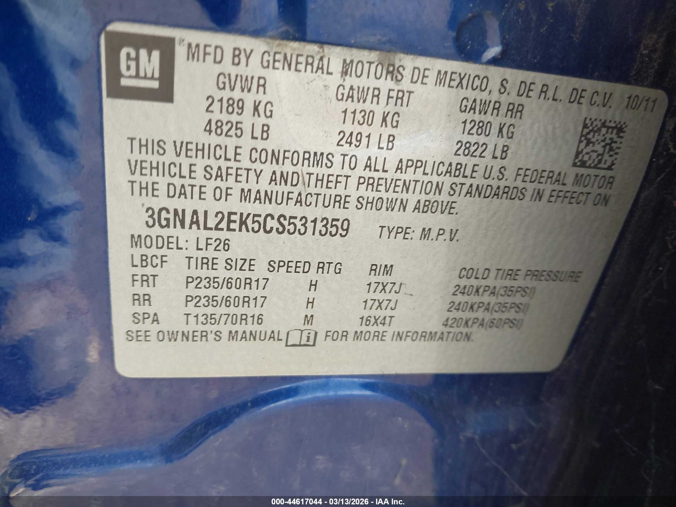 CHEVROLET CAPTIVA image 9