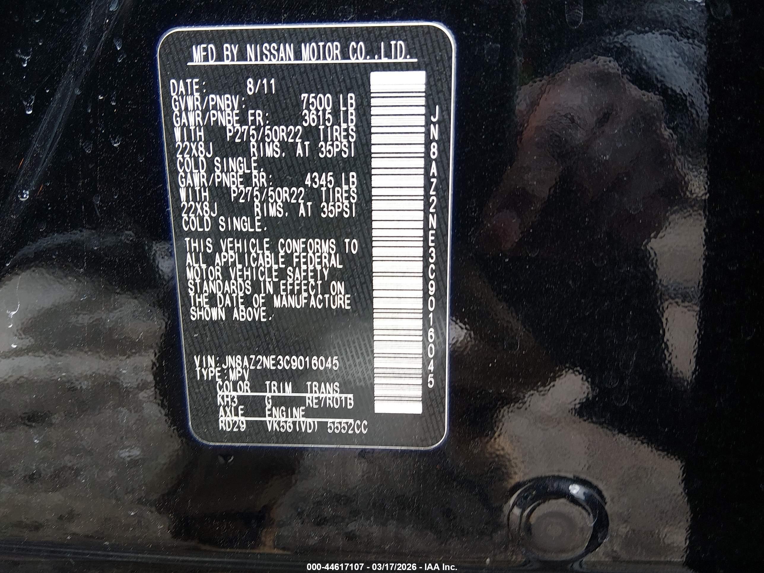 INFINITI QX56 image 9