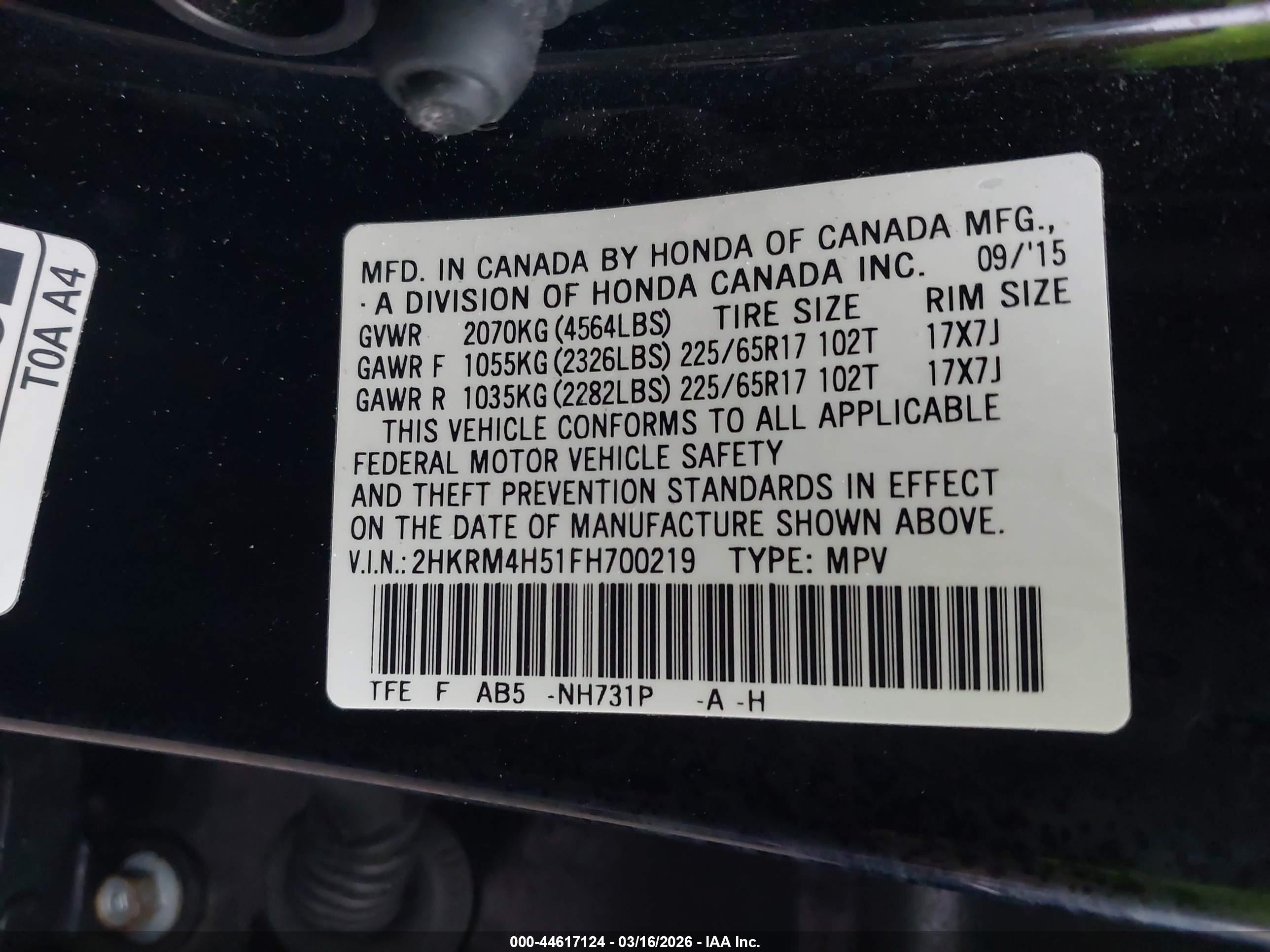 HONDA CR-V image 9