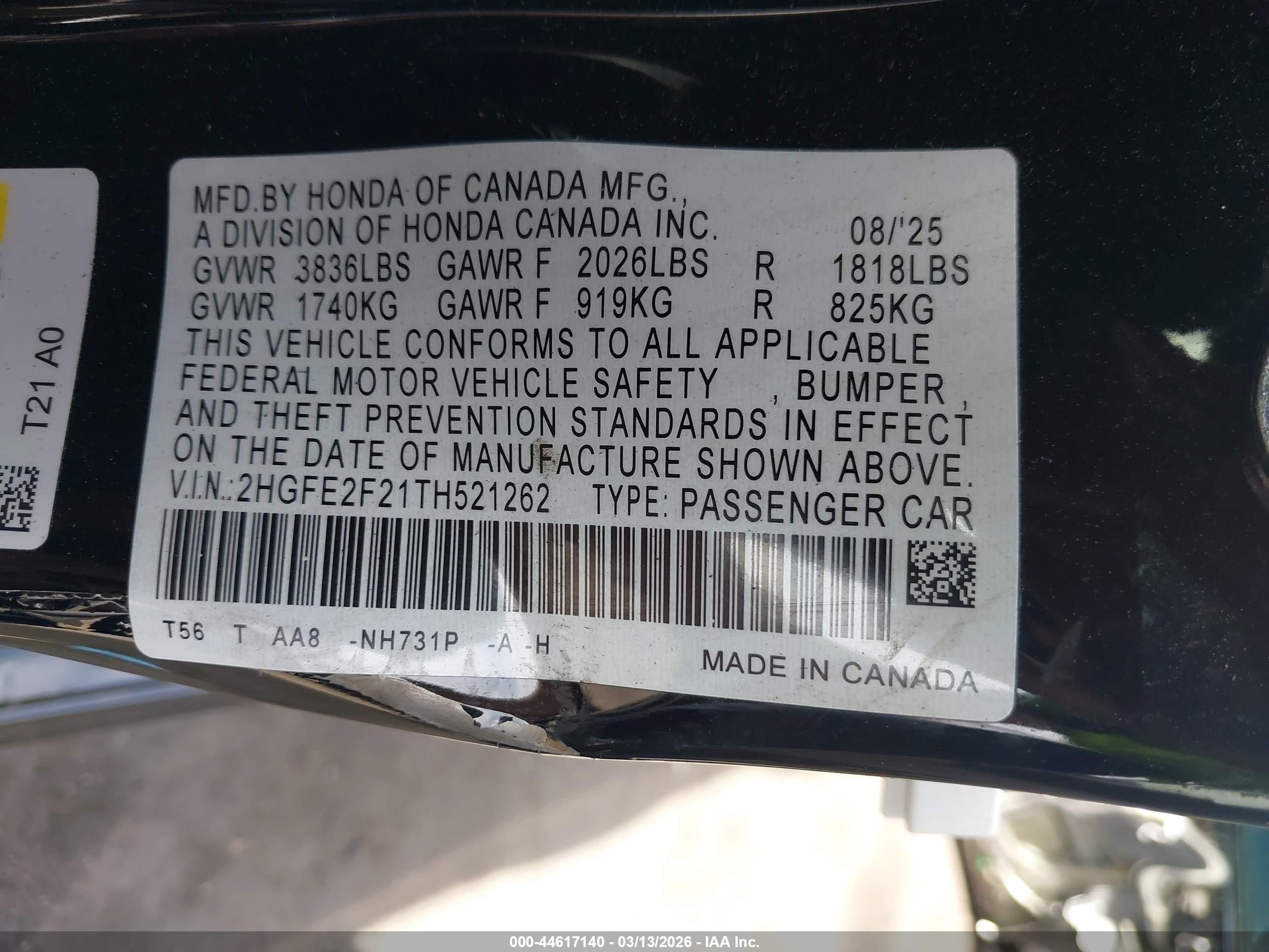 HONDA CIVIC image 9