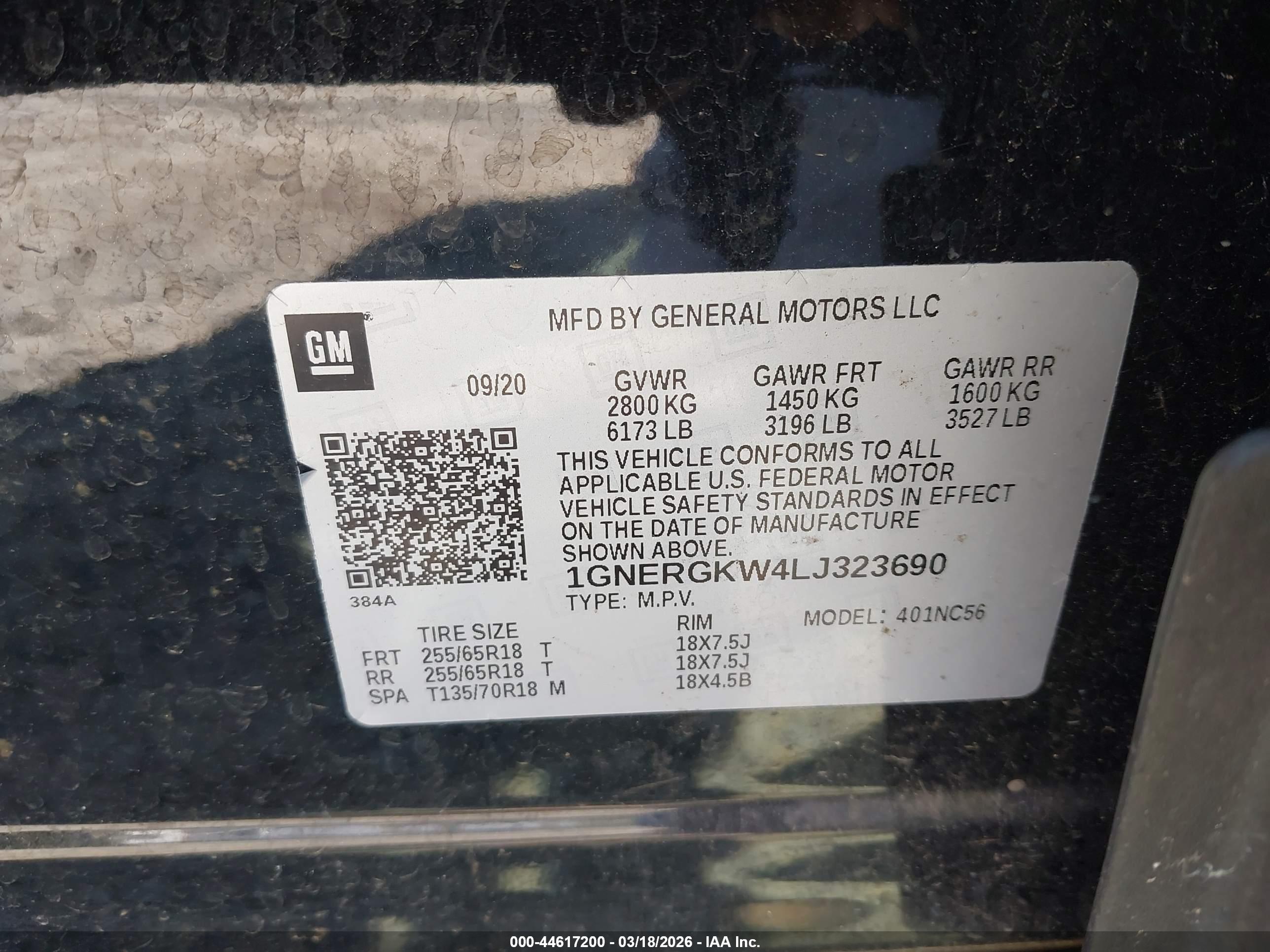 CHEVROLET TRAVERSE image 9