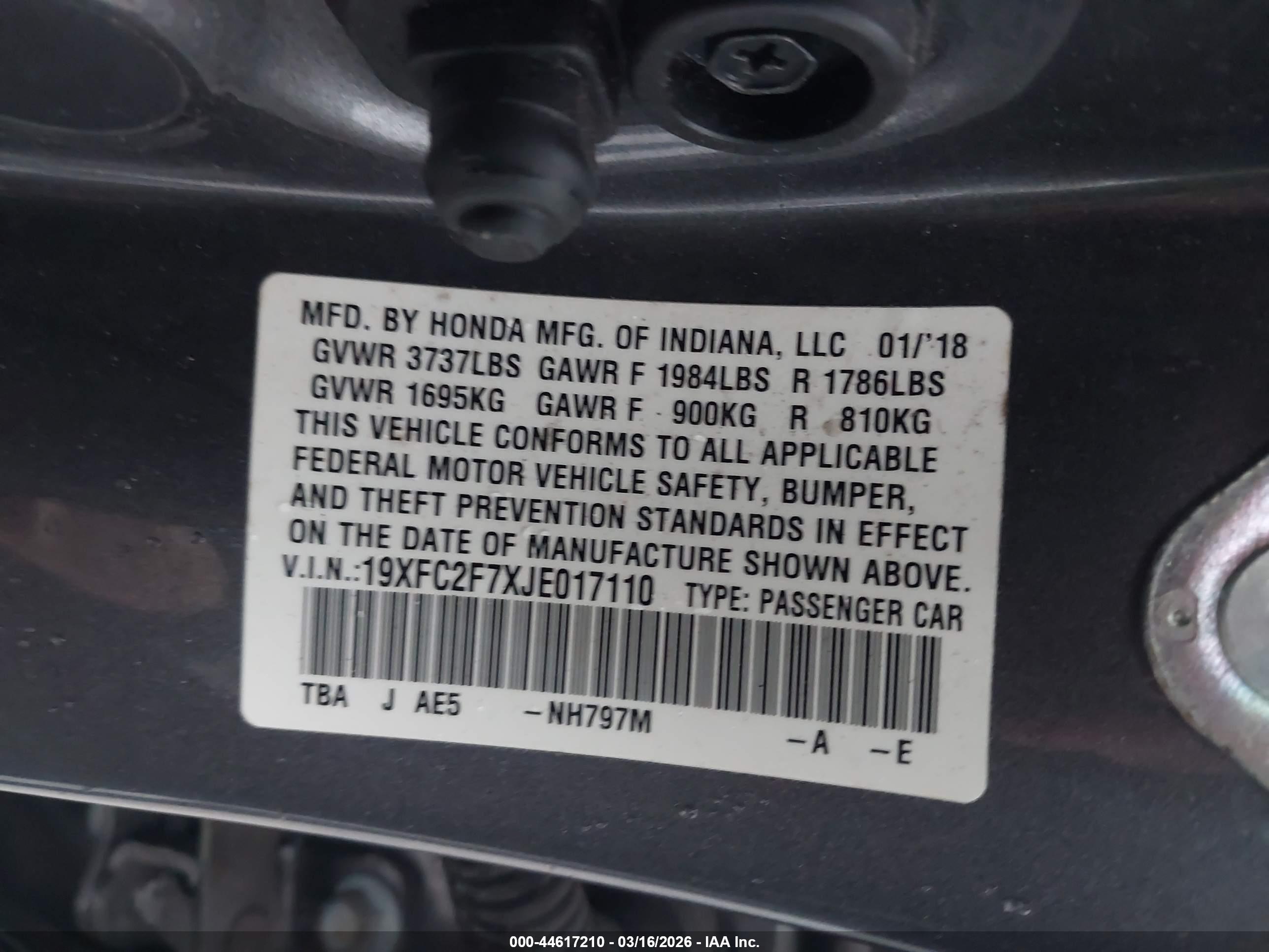 HONDA CIVIC image 9