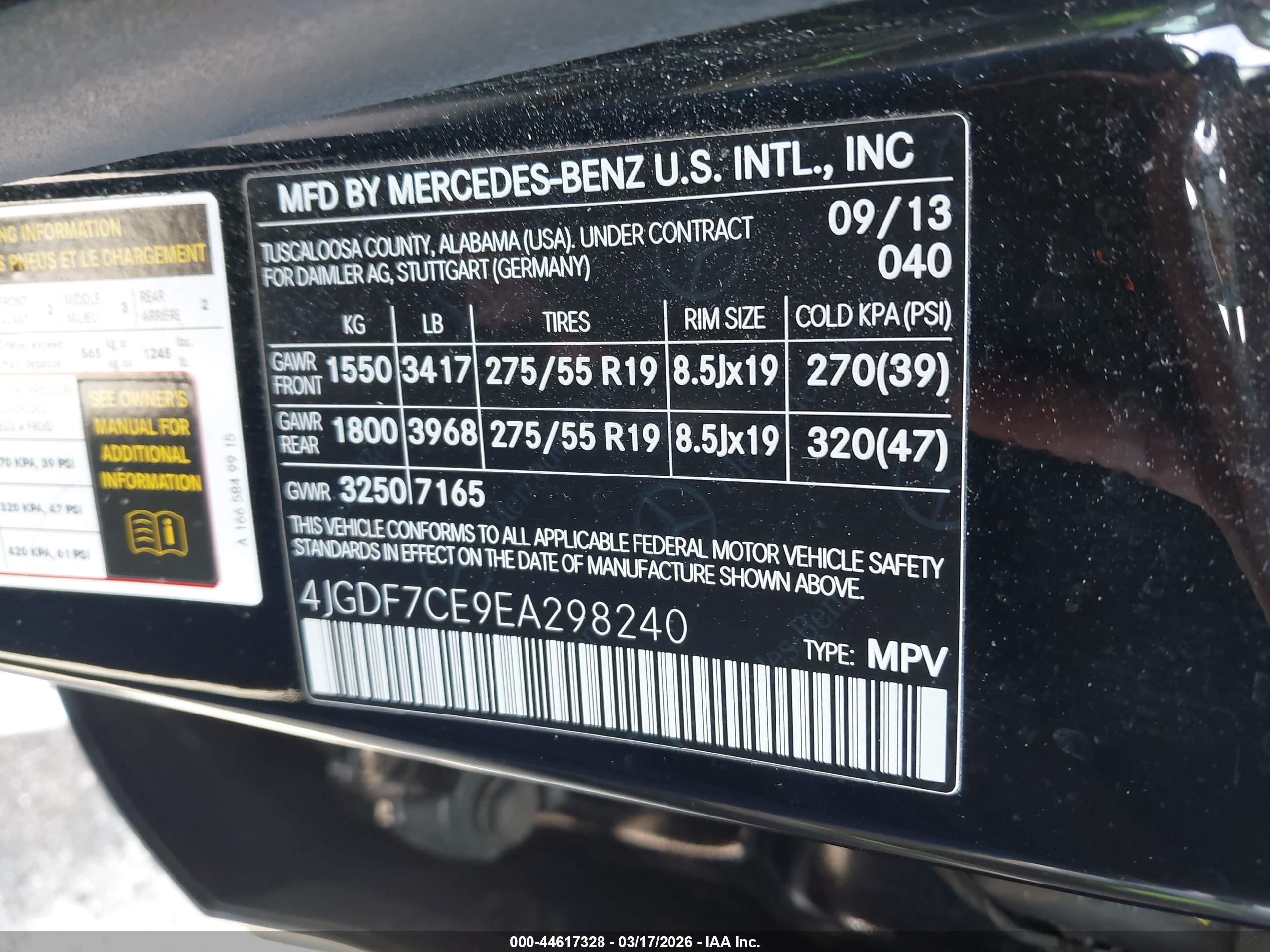 MERCEDES-BENZ GL image 9
