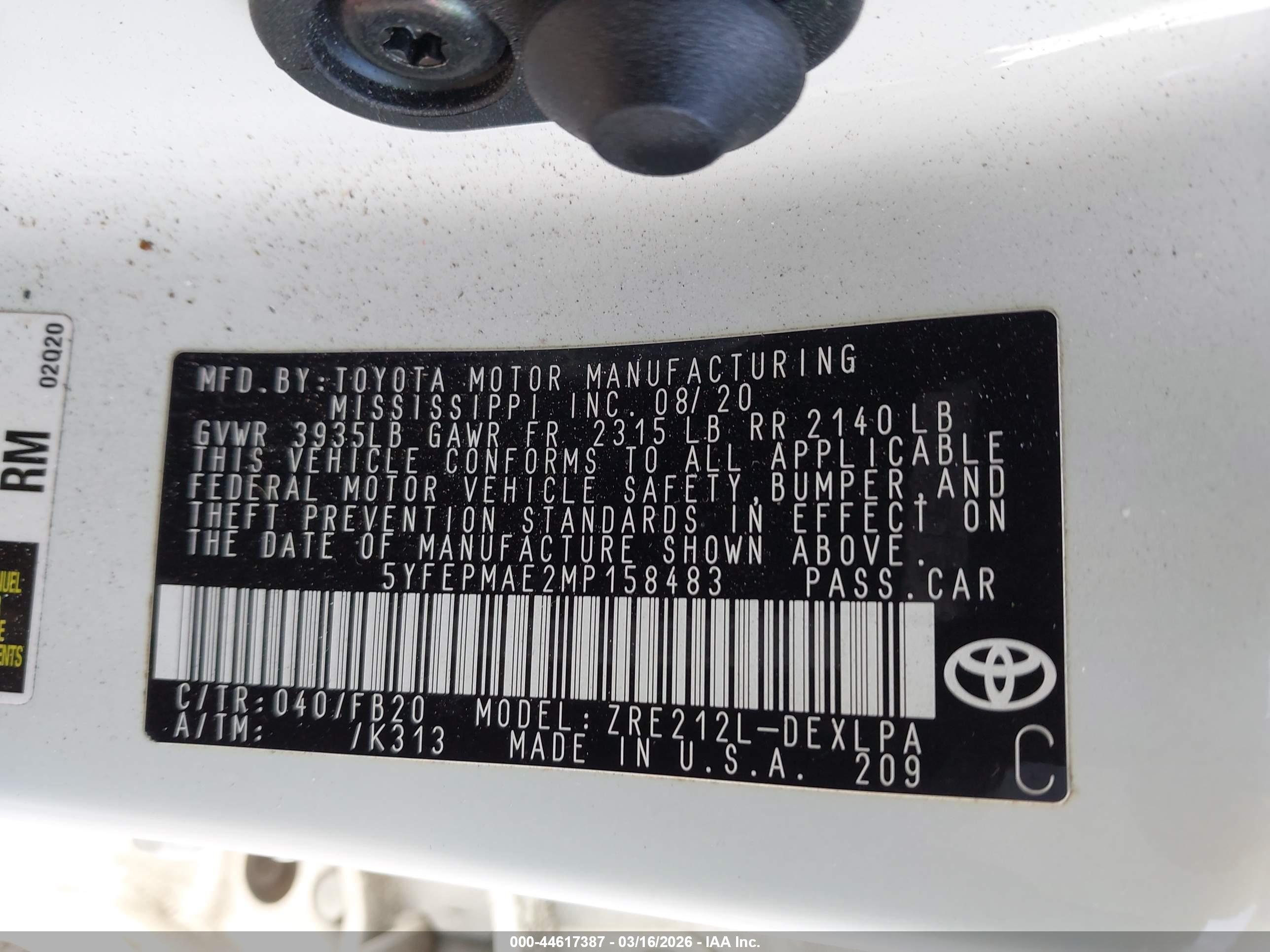 TOYOTA COROLLA image 9