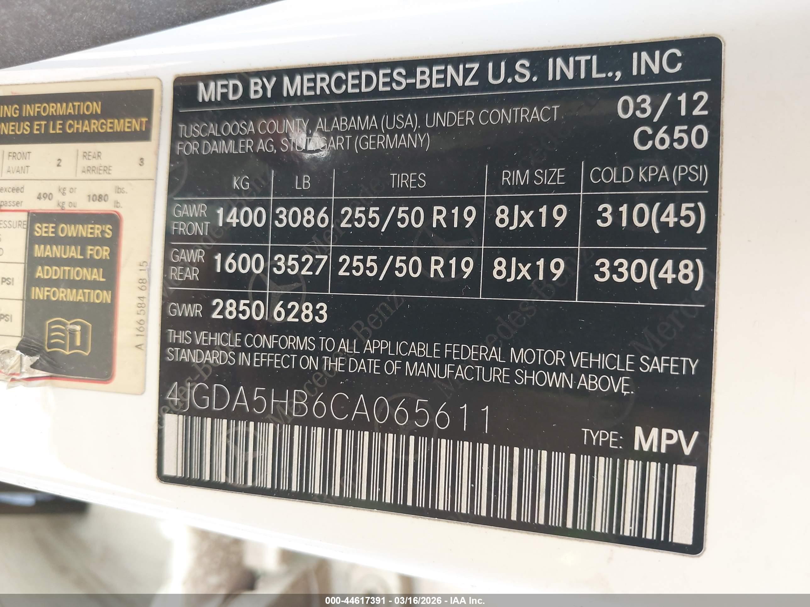 MERCEDES-BENZ ML image 9