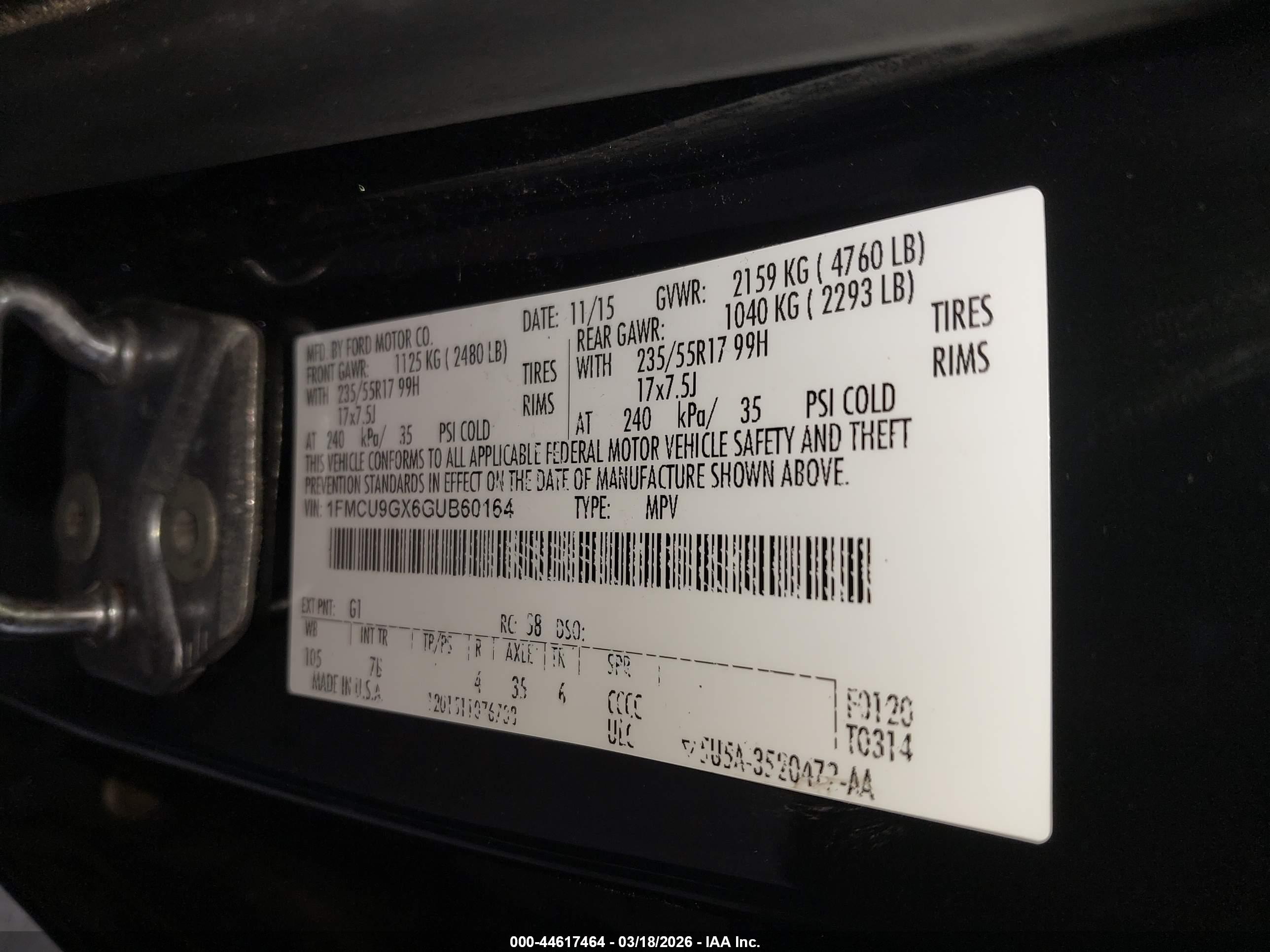 FORD ESCAPE image 9