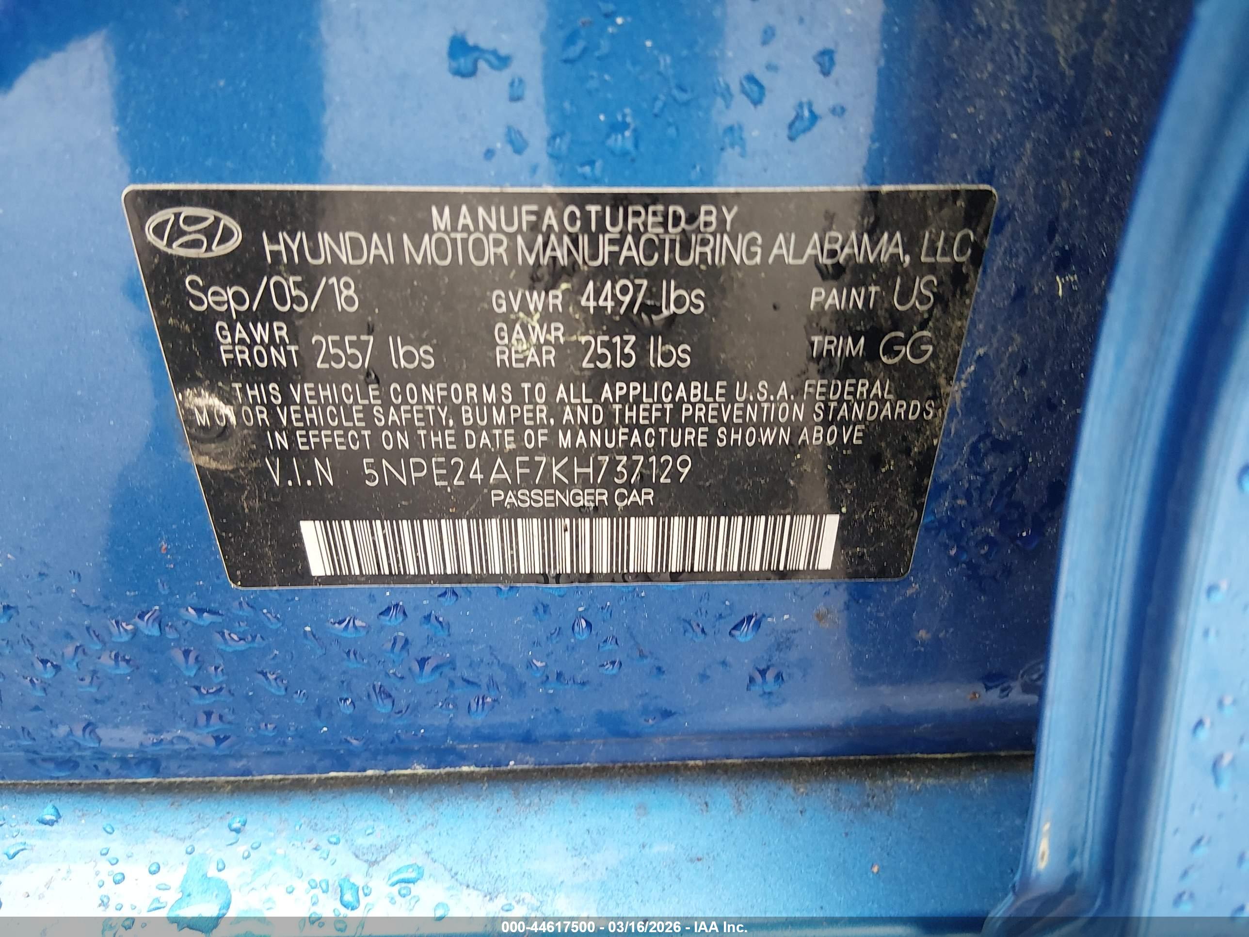 HYUNDAI SONATA image 9