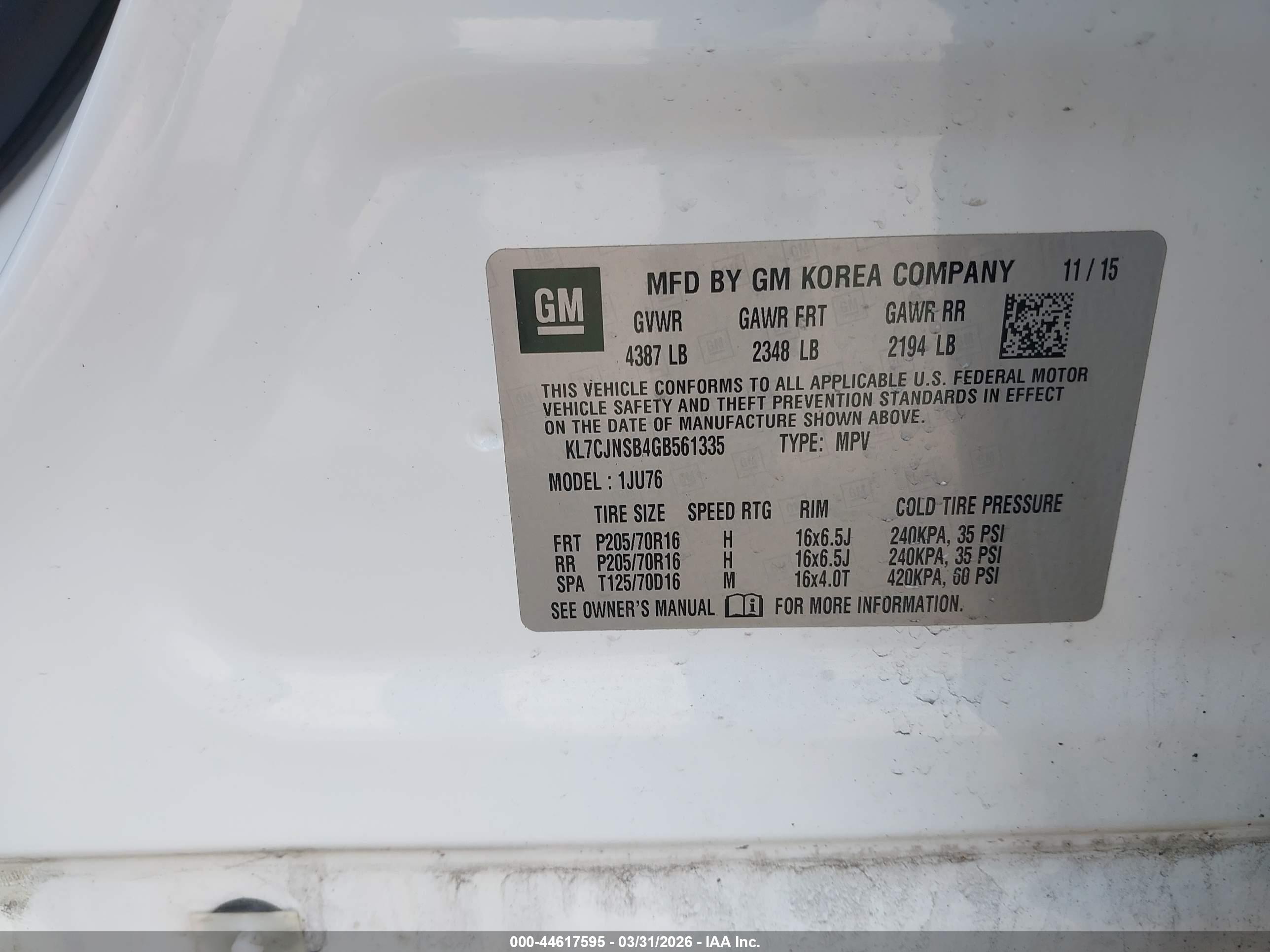 CHEVROLET TRAX image 9