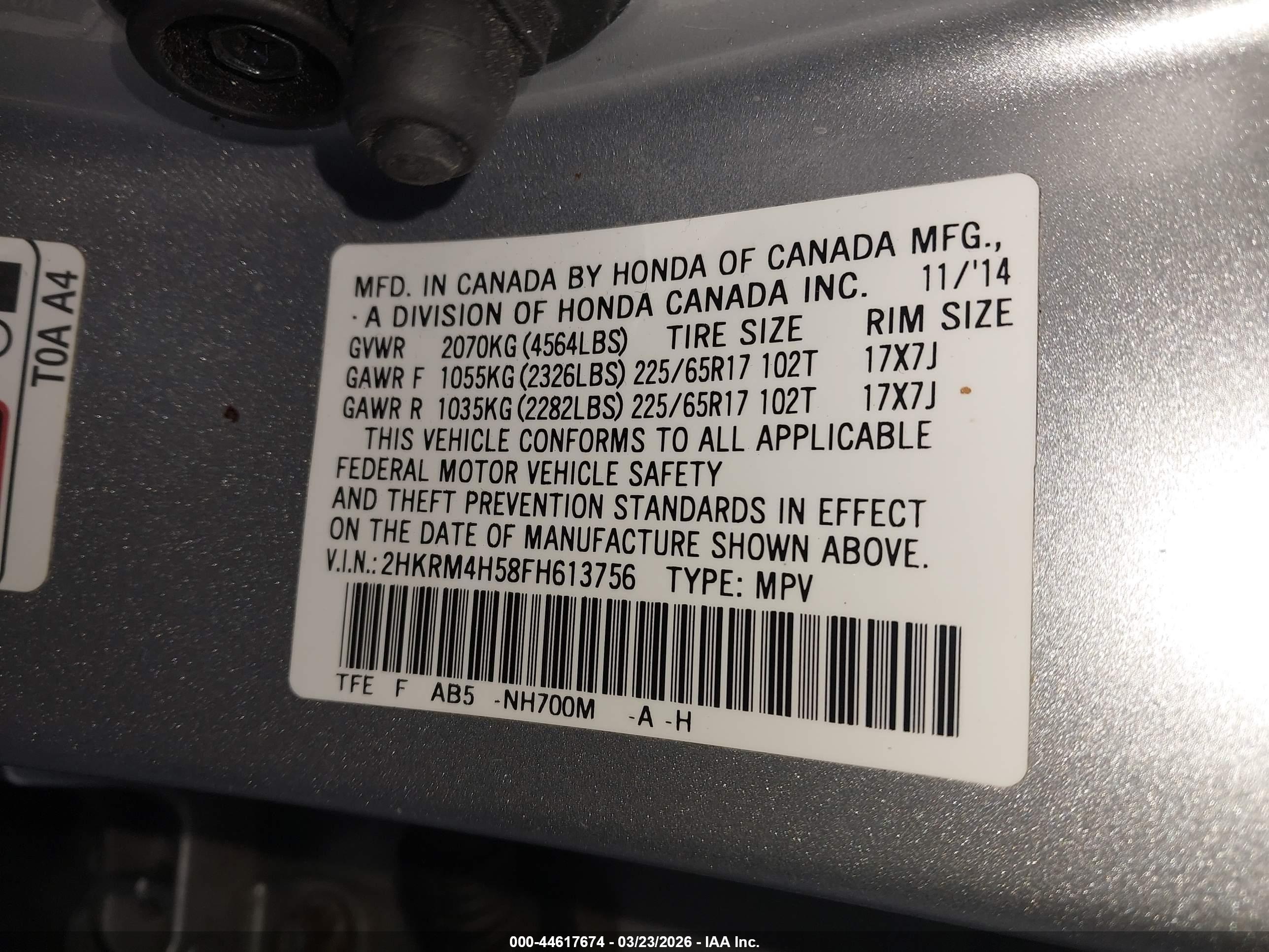 HONDA CR-V image 9