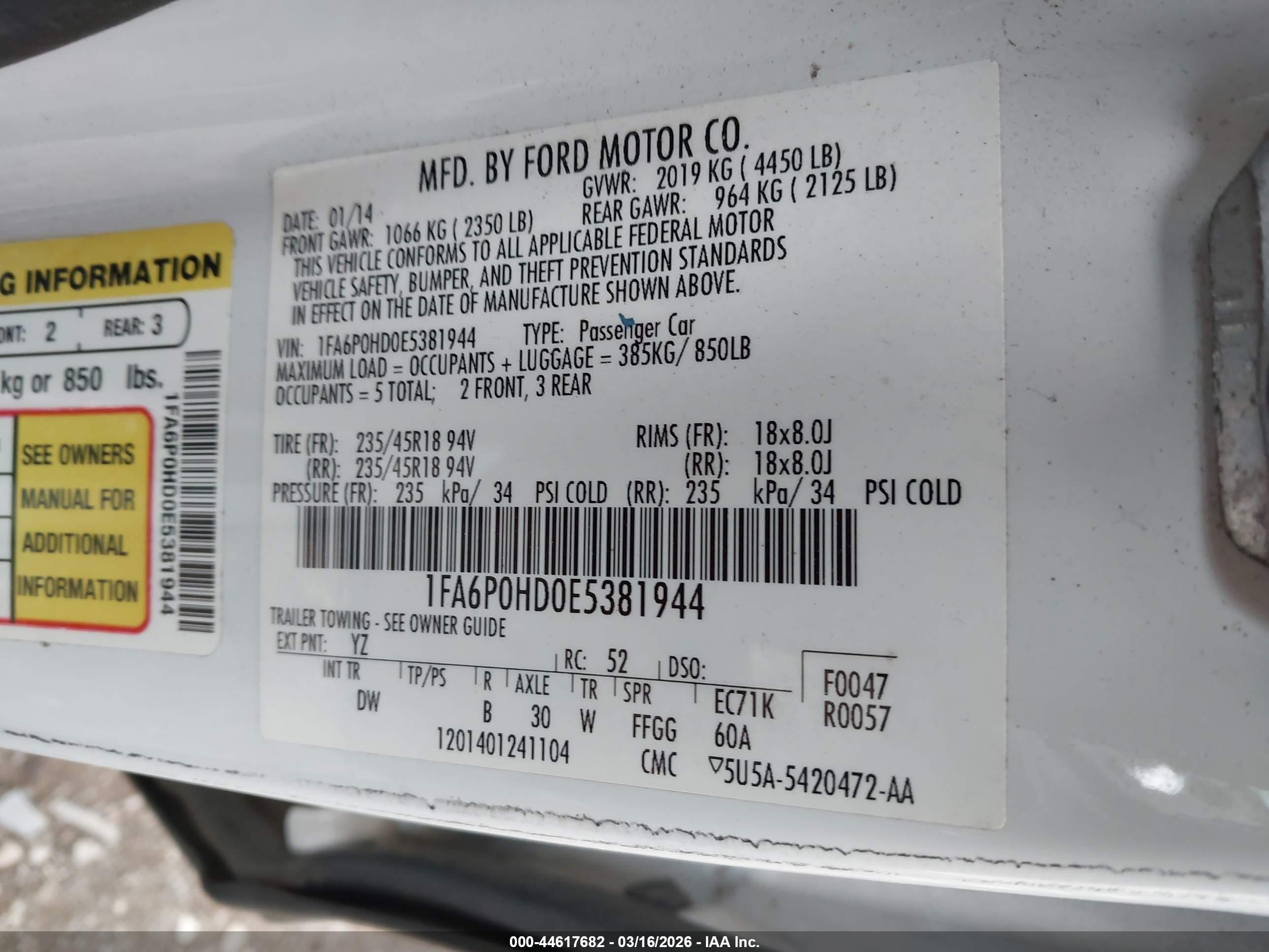 FORD FUSION image 9
