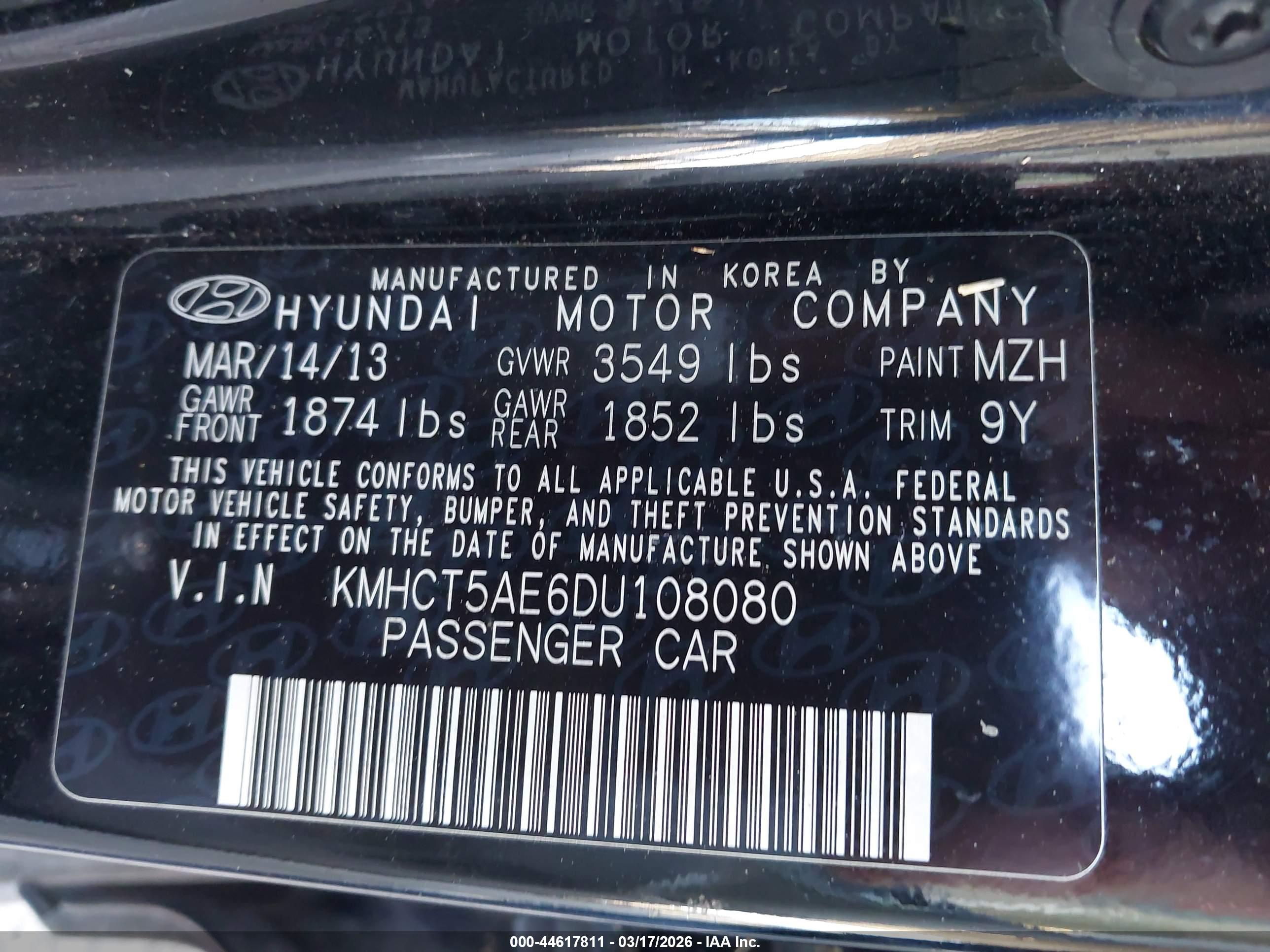 HYUNDAI ACCENT image 9