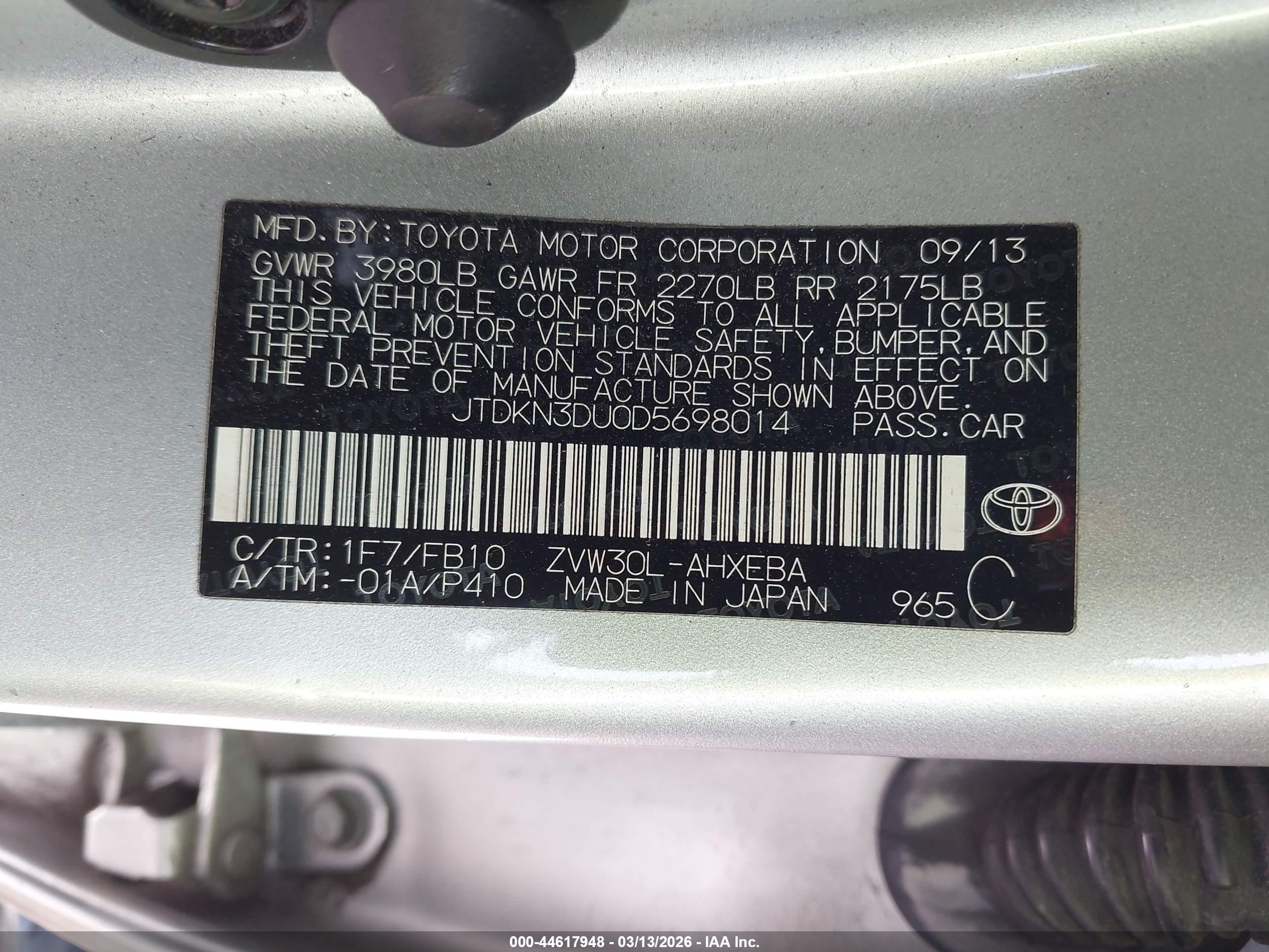 TOYOTA PRIUS image 9