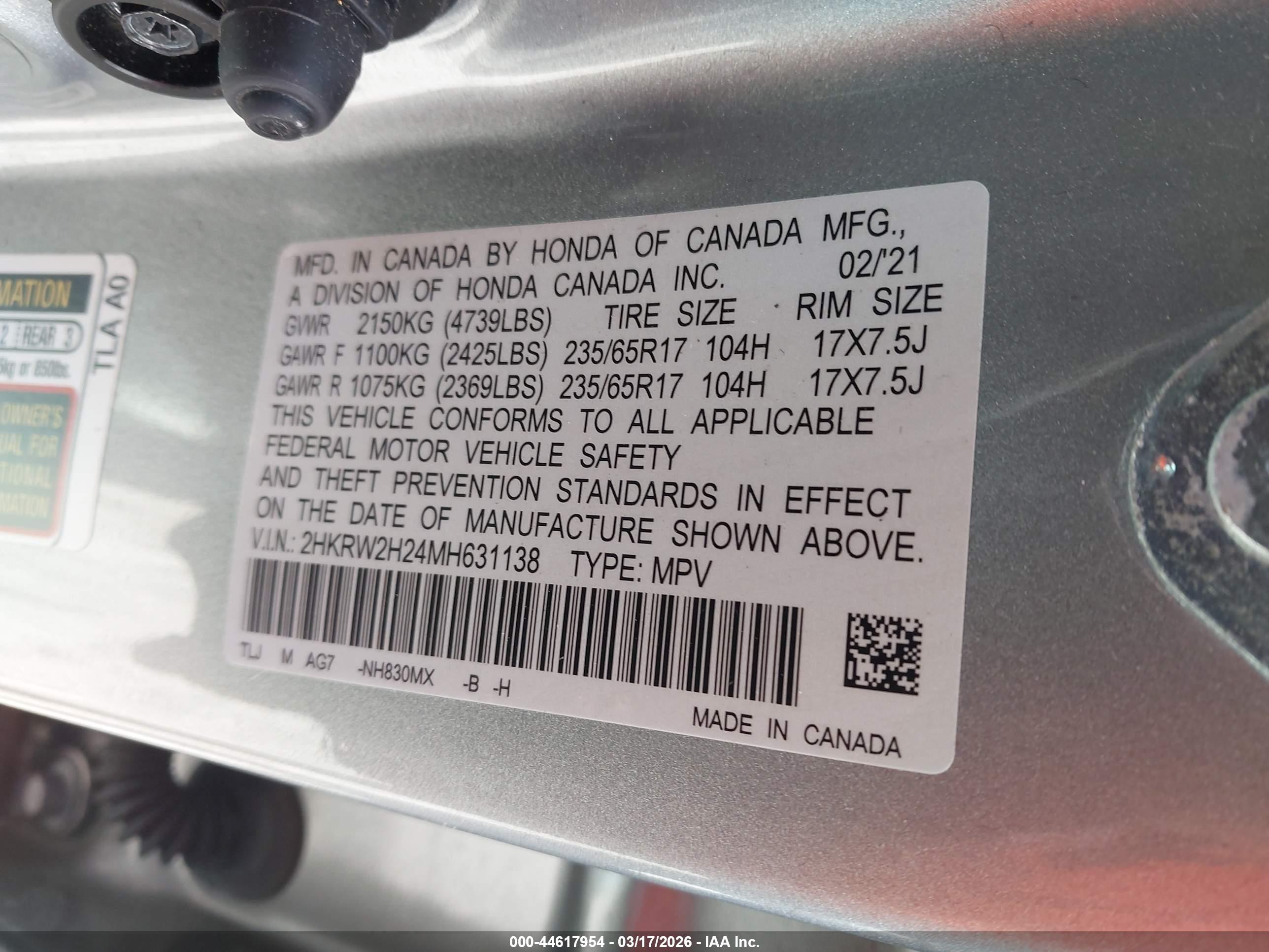 HONDA CR-V image 9