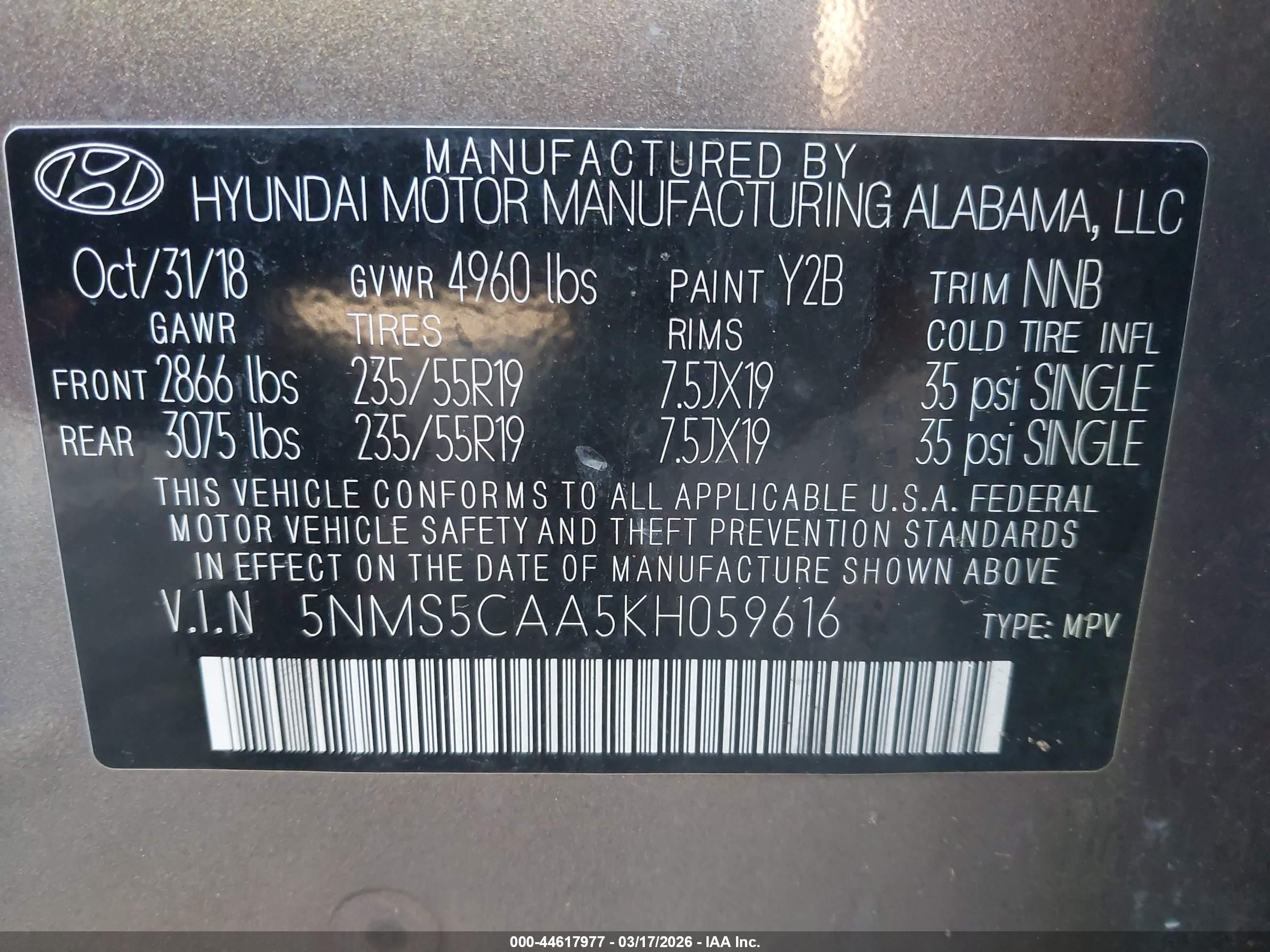 HYUNDAI SANTA image 9