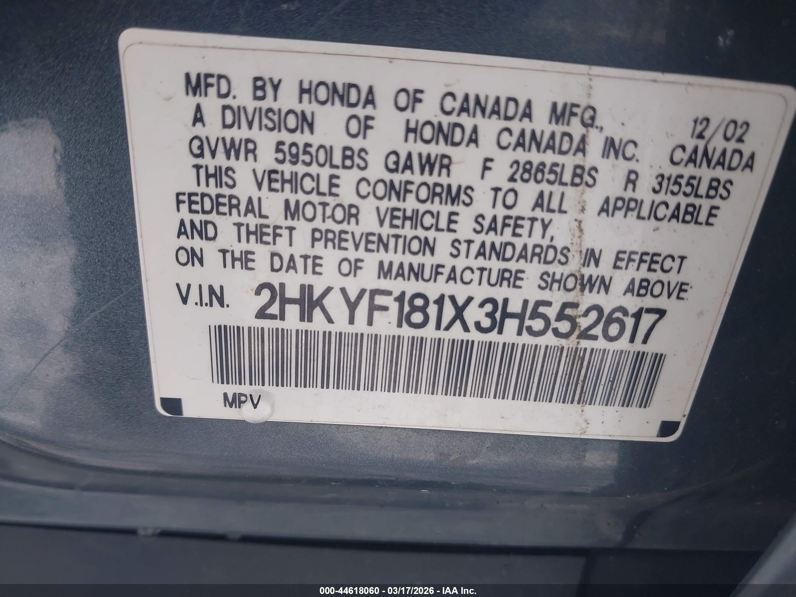 HONDA PILOT image 9