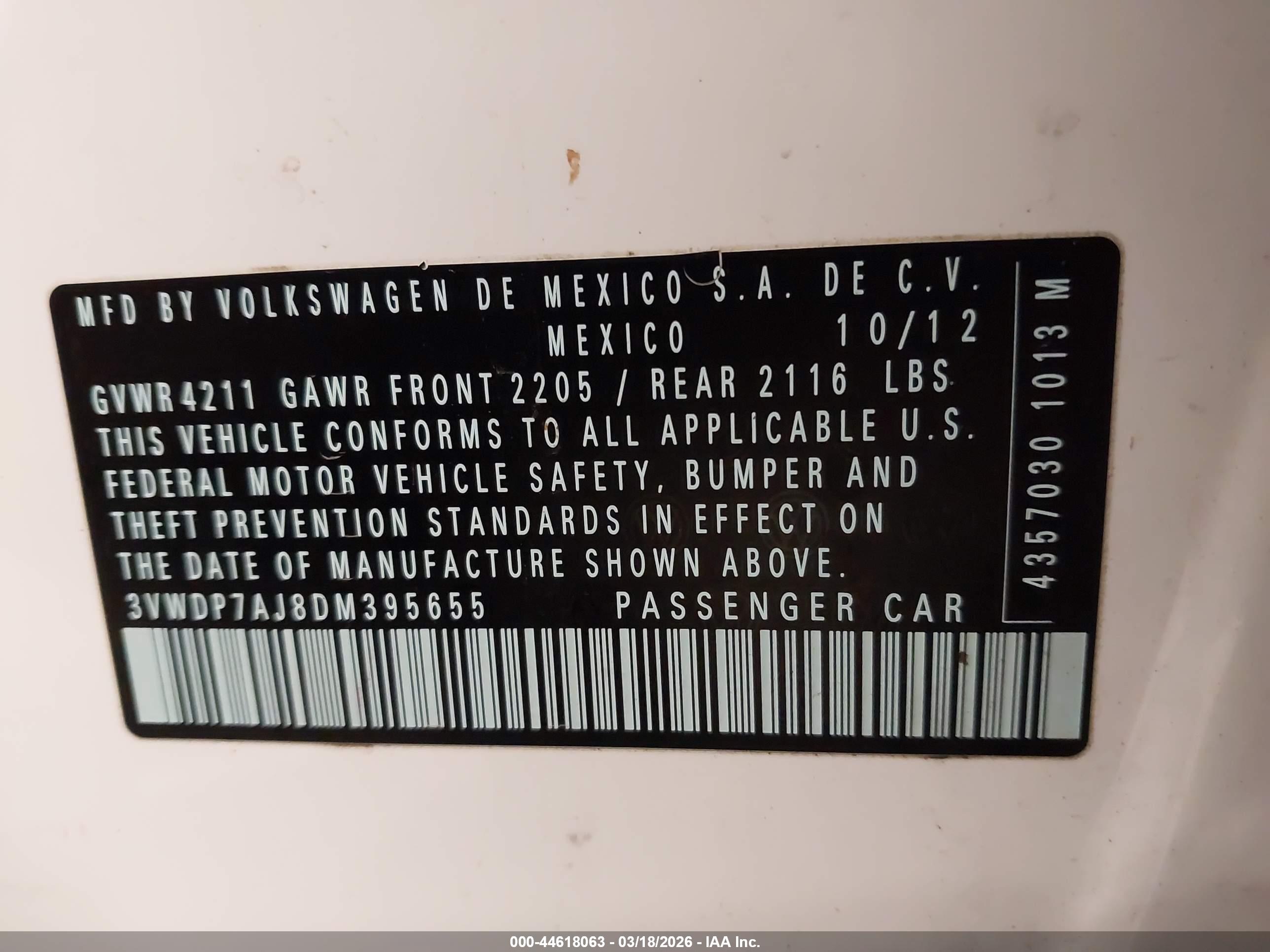 VOLKSWAGEN JETTA image 9