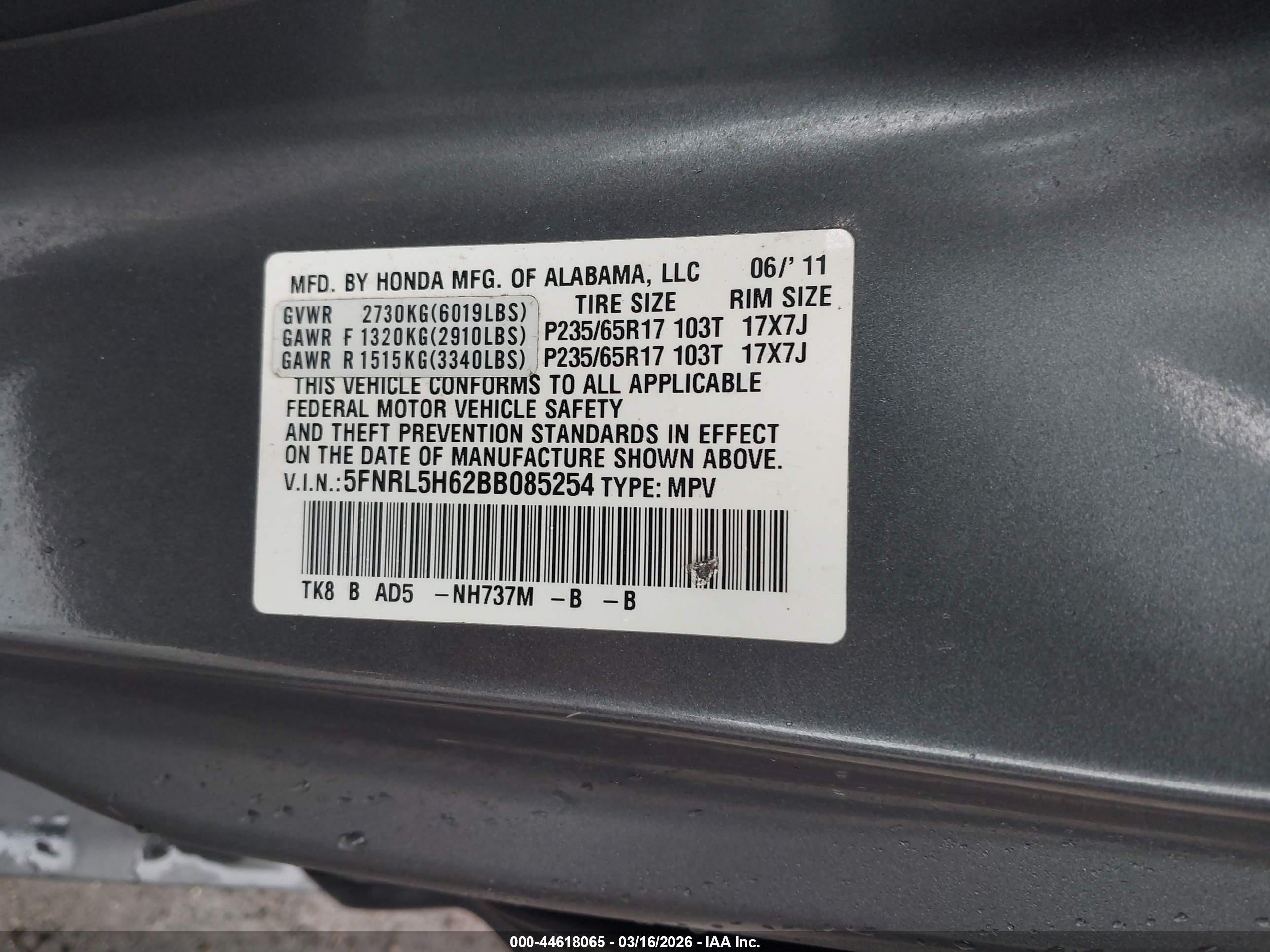 HONDA ODYSSEY image 9