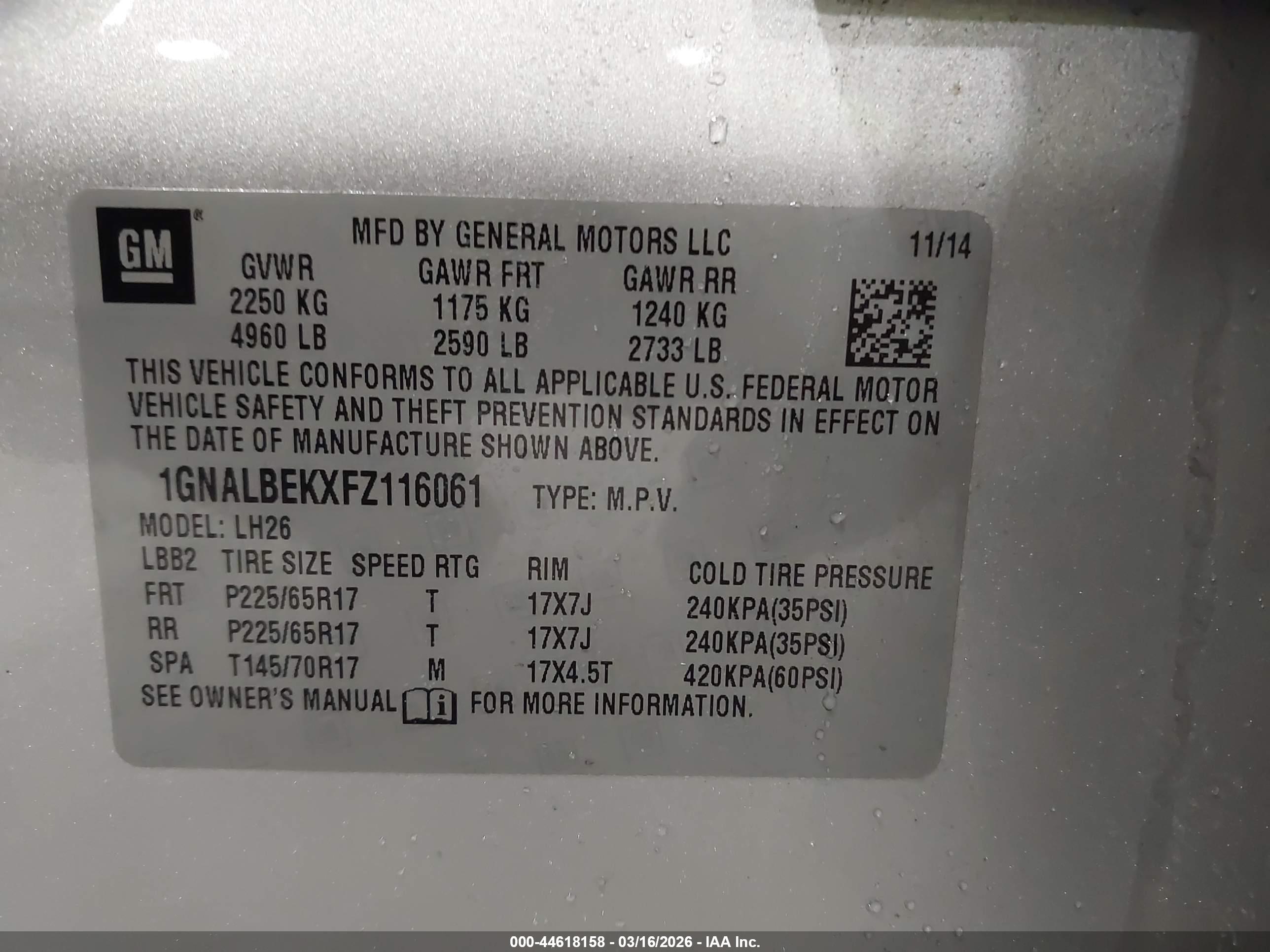 CHEVROLET EQUINOX image 9