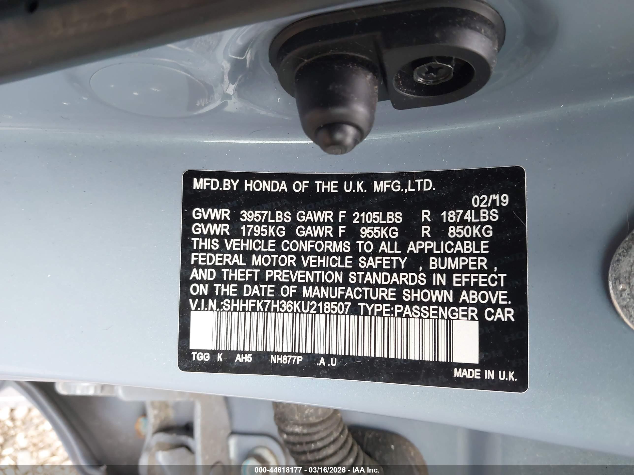 HONDA CIVIC image 9