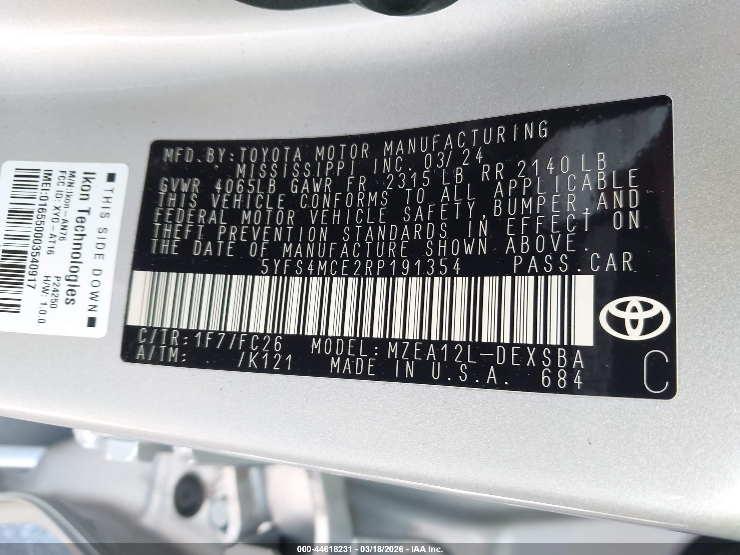 TOYOTA COROLLA image 9
