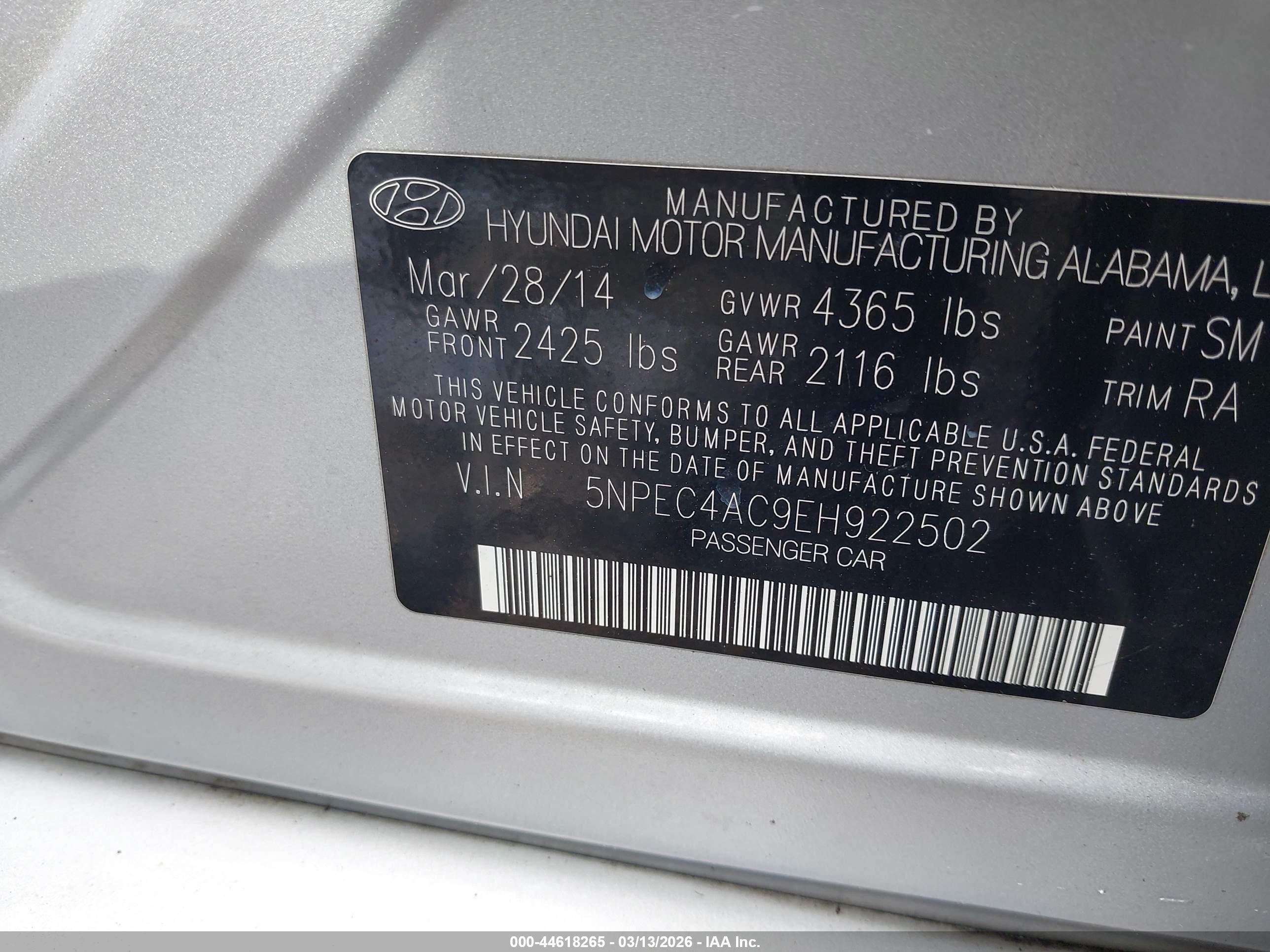 HYUNDAI SONATA image 9