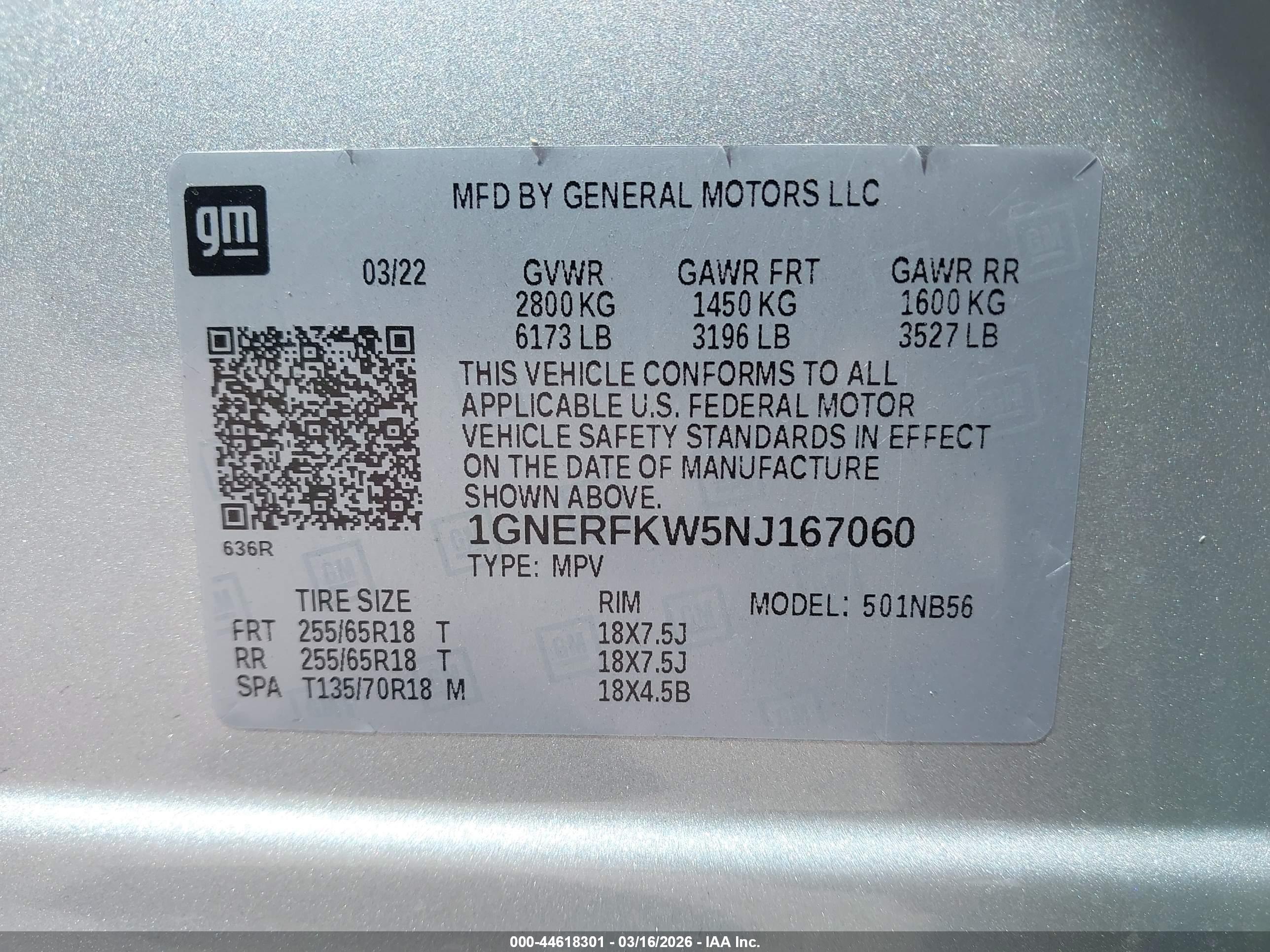 CHEVROLET TRAVERSE image 9