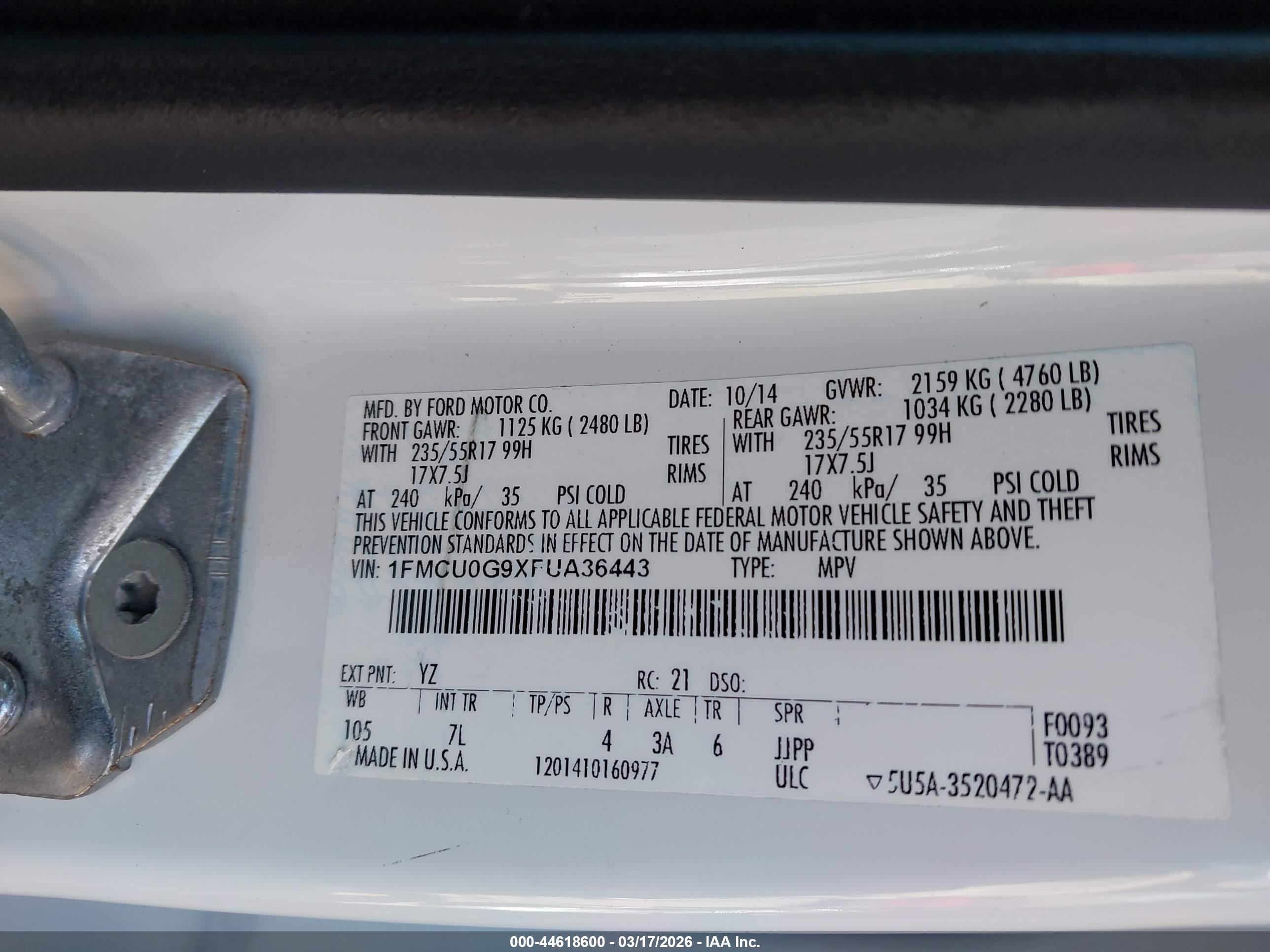 FORD ESCAPE image 9