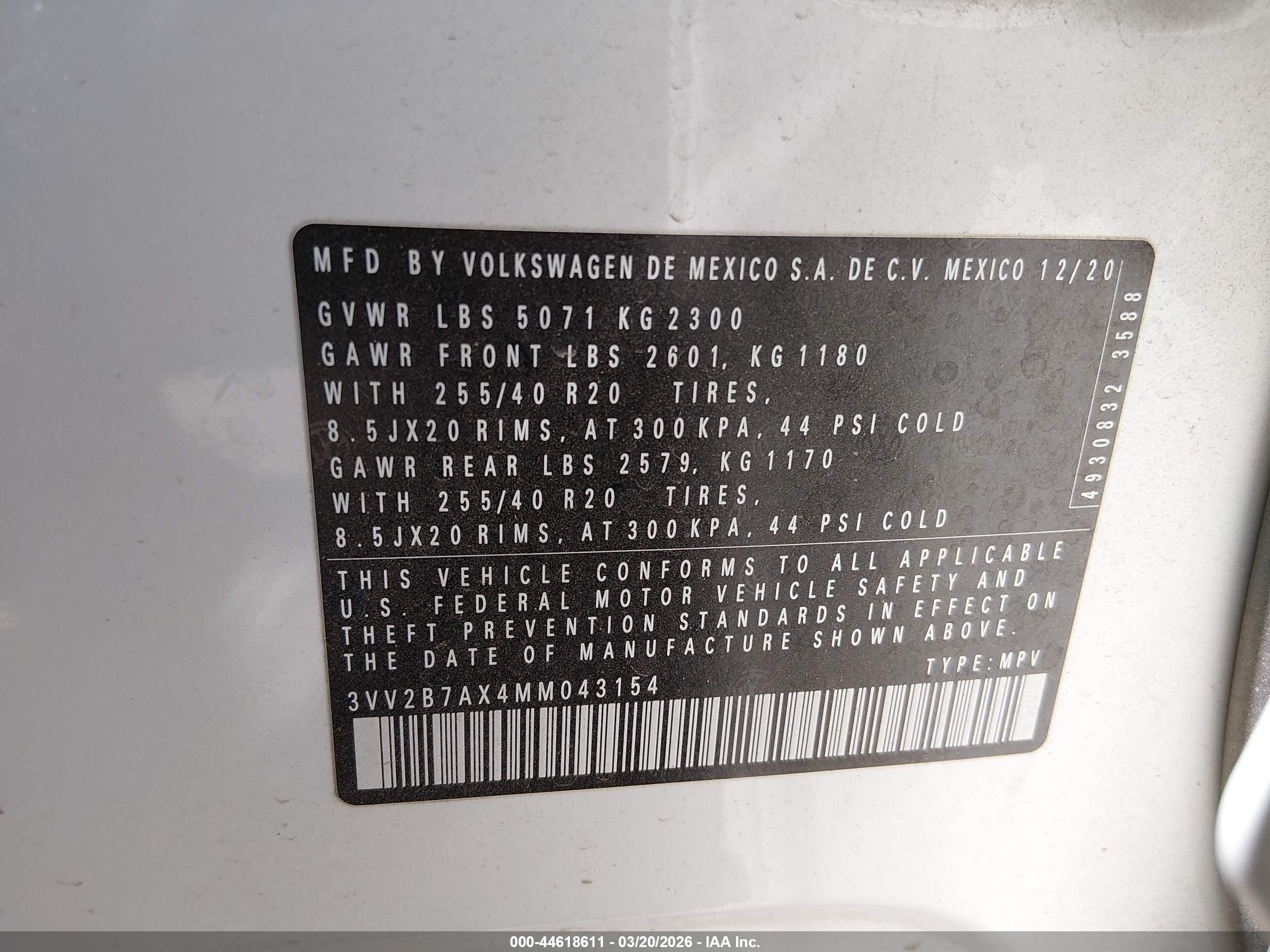 VOLKSWAGEN TIGUAN image 9