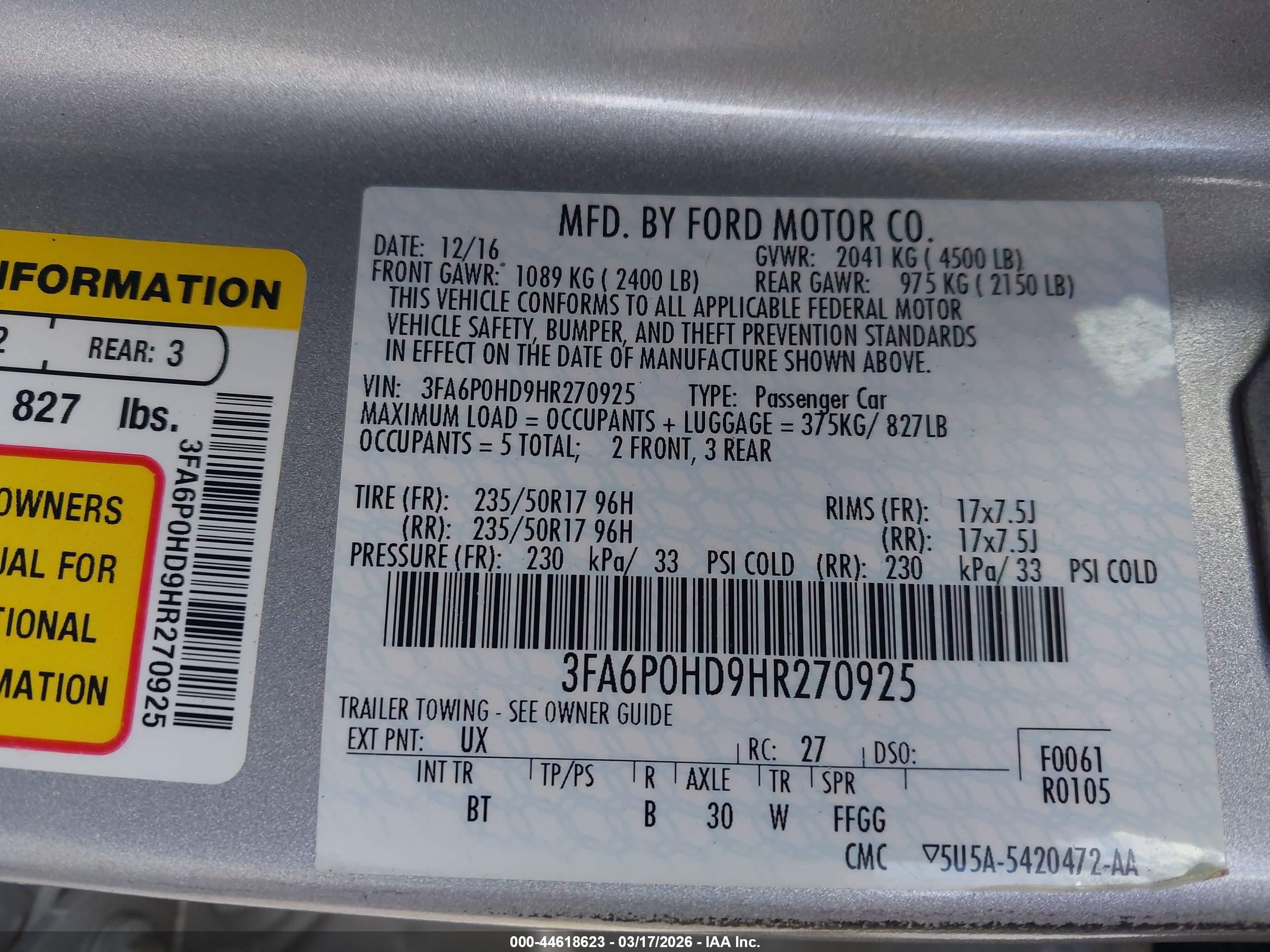 FORD FUSION image 9