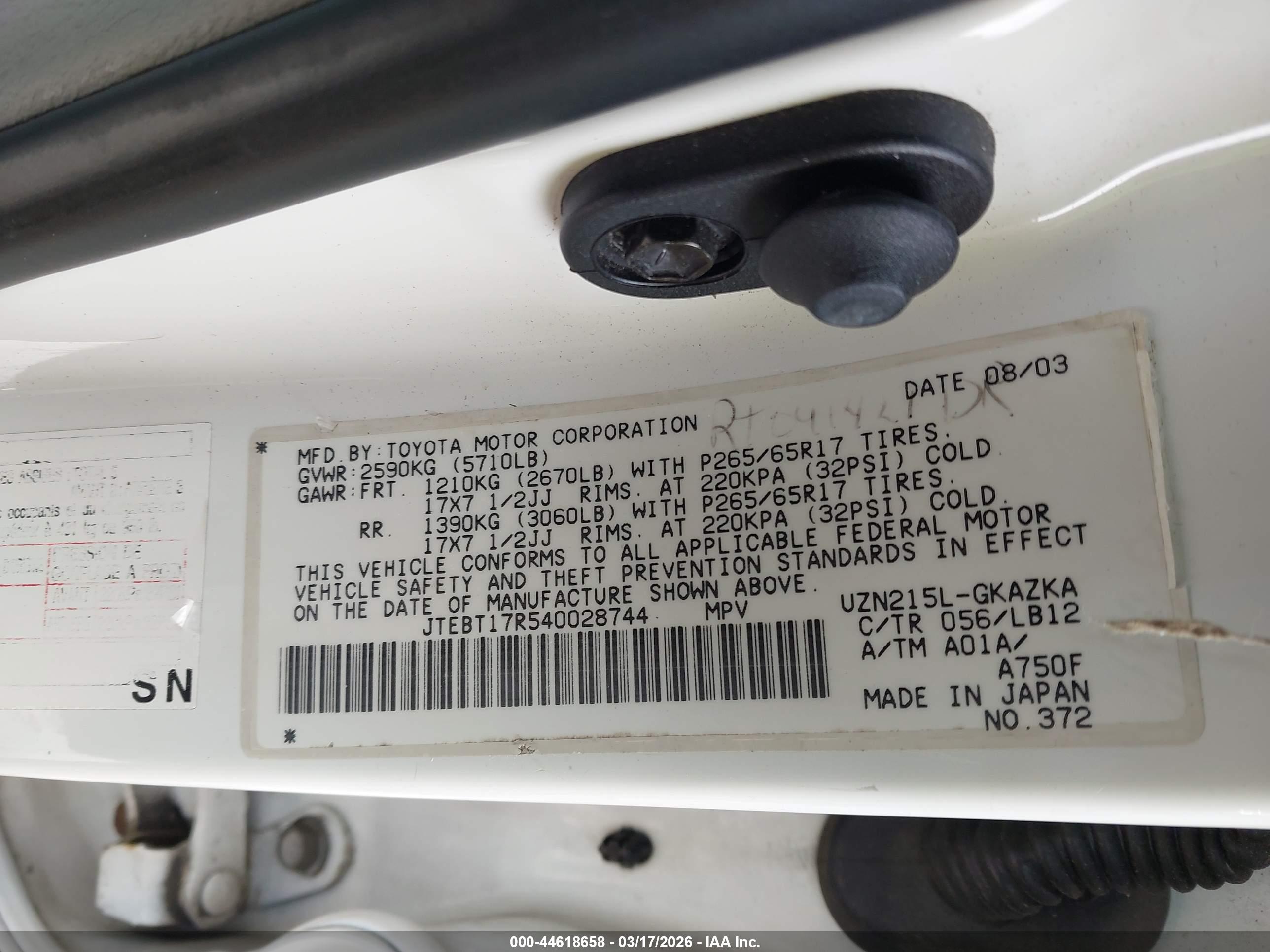 TOYOTA 4RUNNER image 9