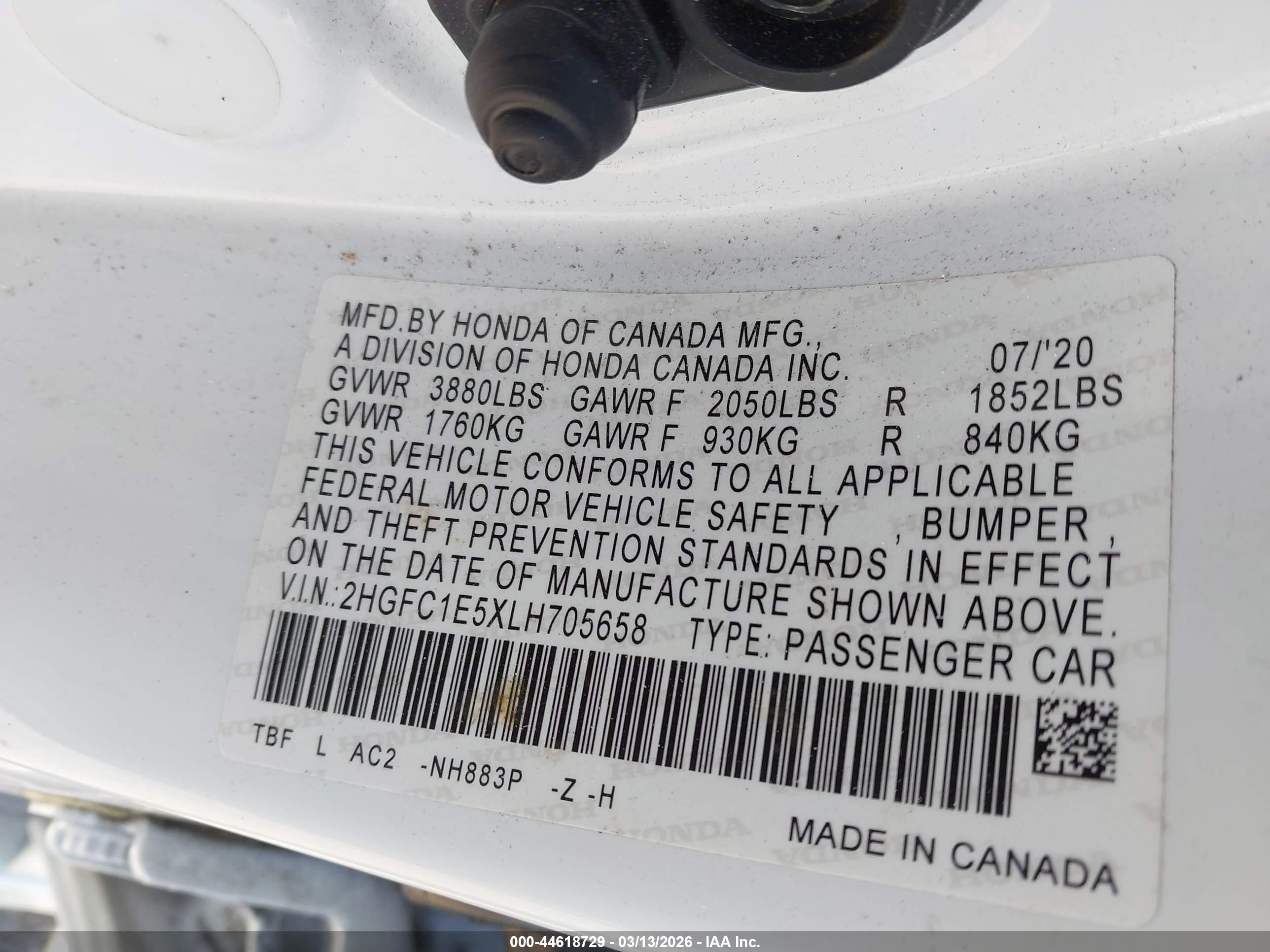 HONDA CIVIC image 9