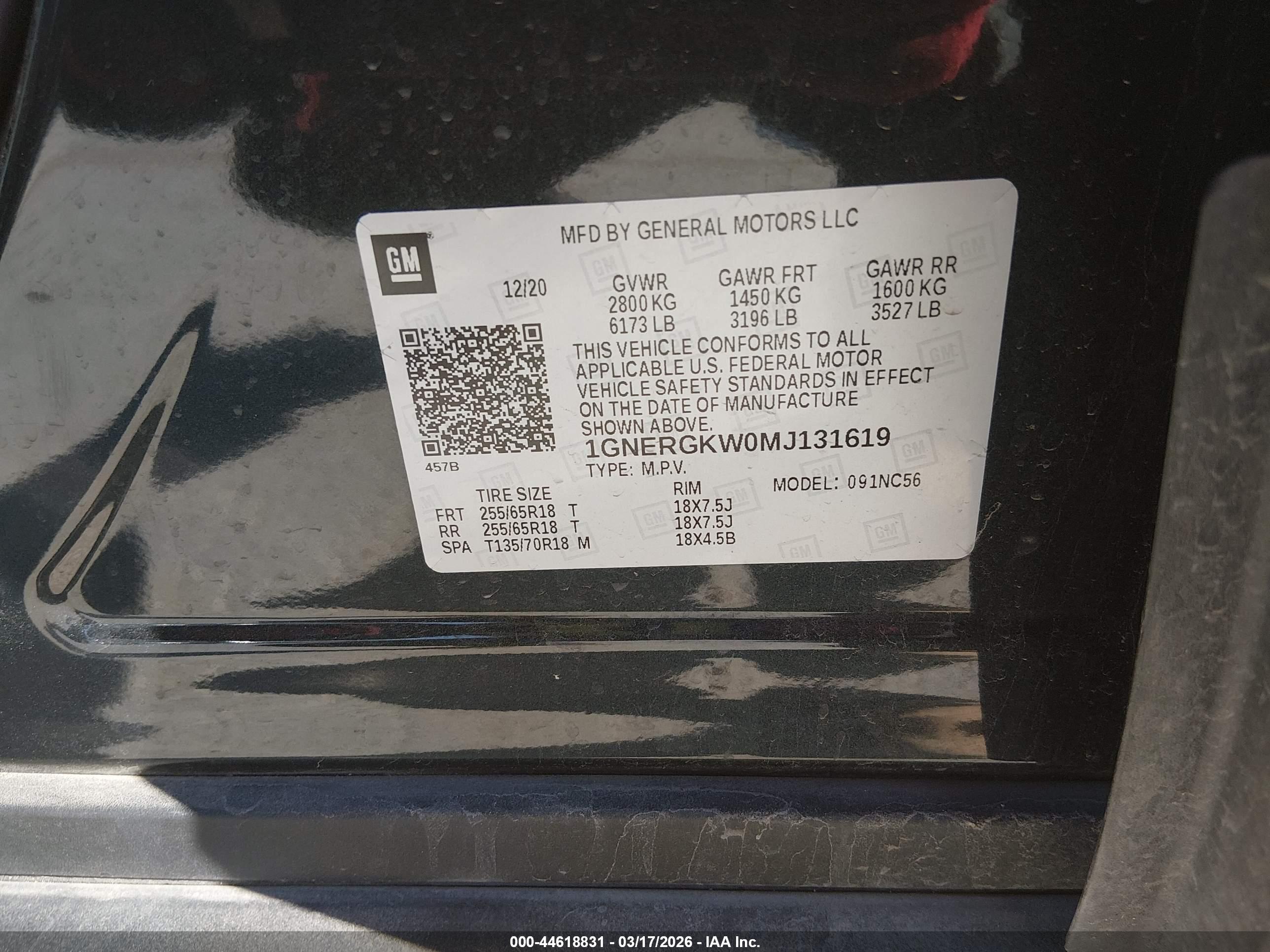 CHEVROLET TRAVERSE image 9