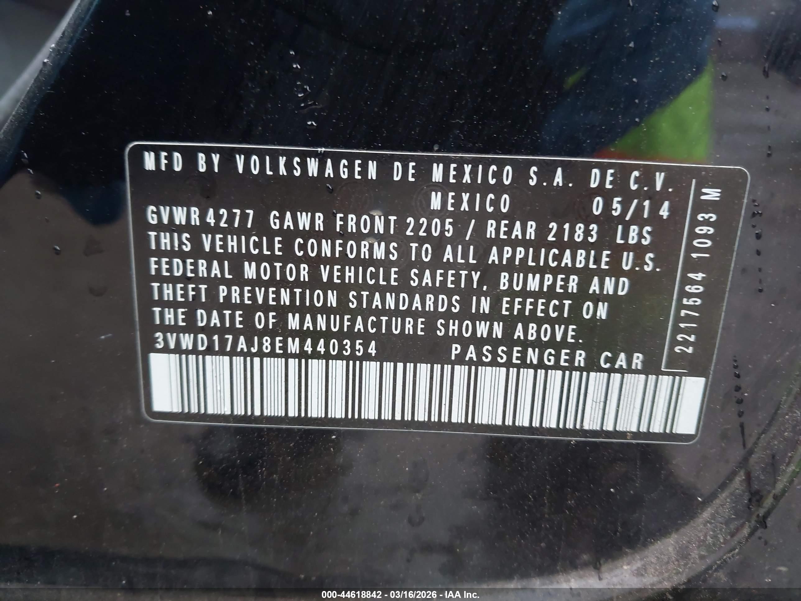 VOLKSWAGEN JETTA image 9