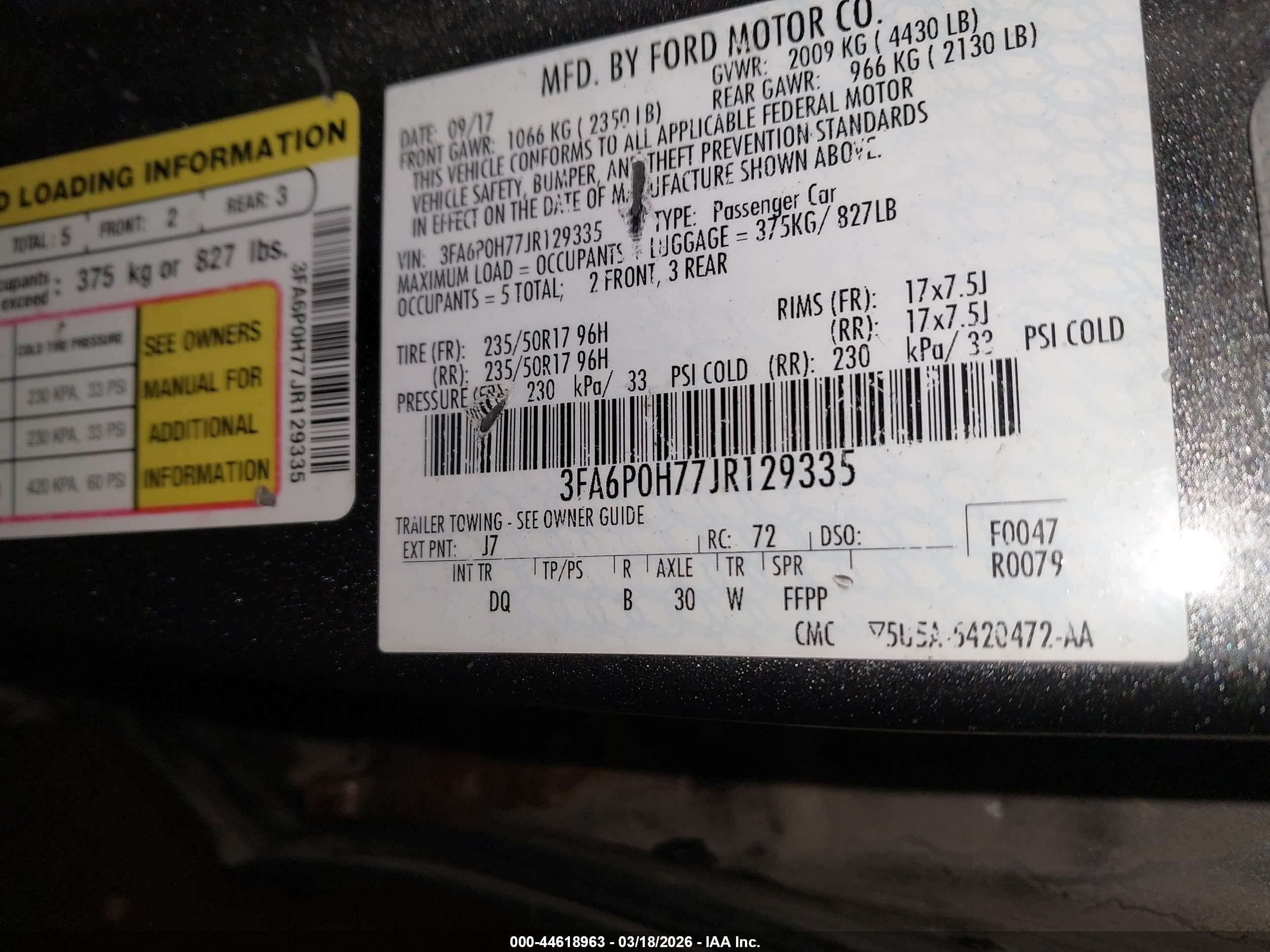 FORD FUSION image 9