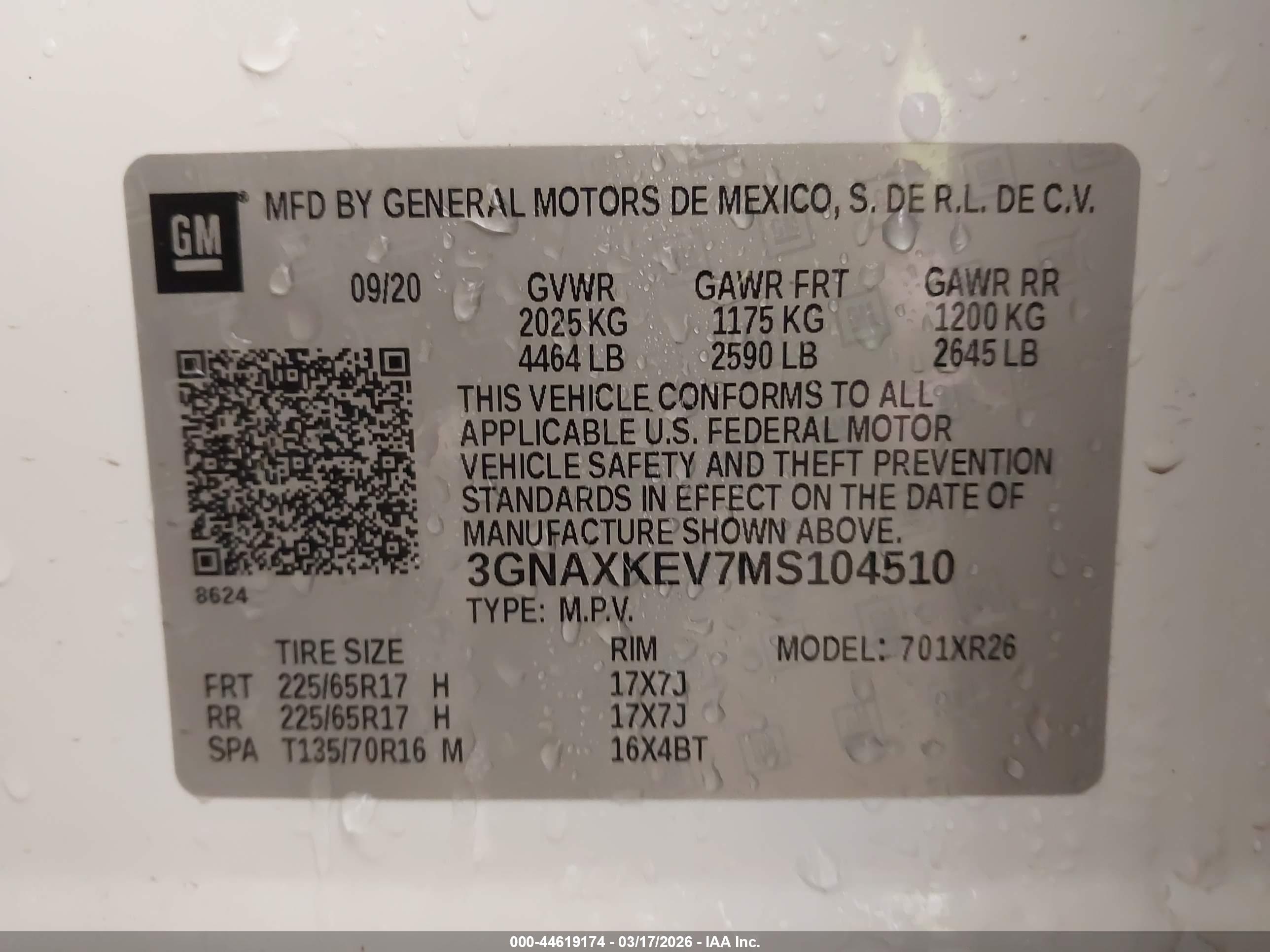 CHEVROLET EQUINOX image 9