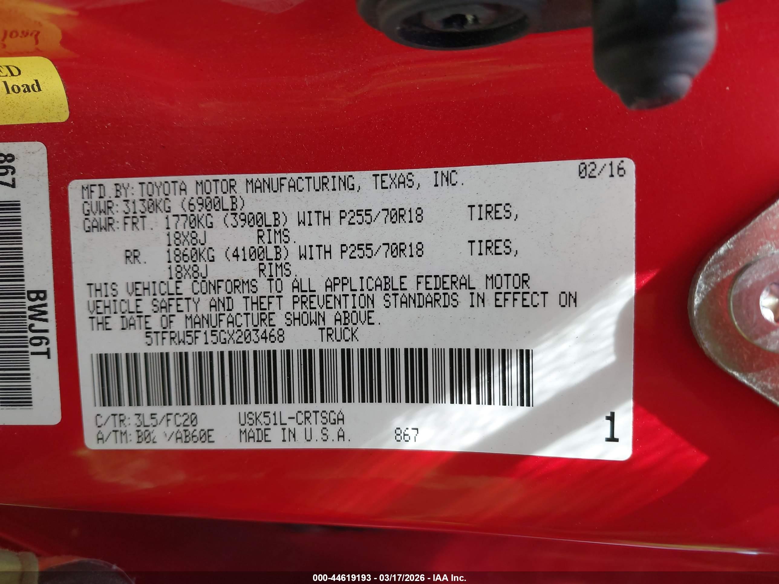 TOYOTA TUNDRA image 9