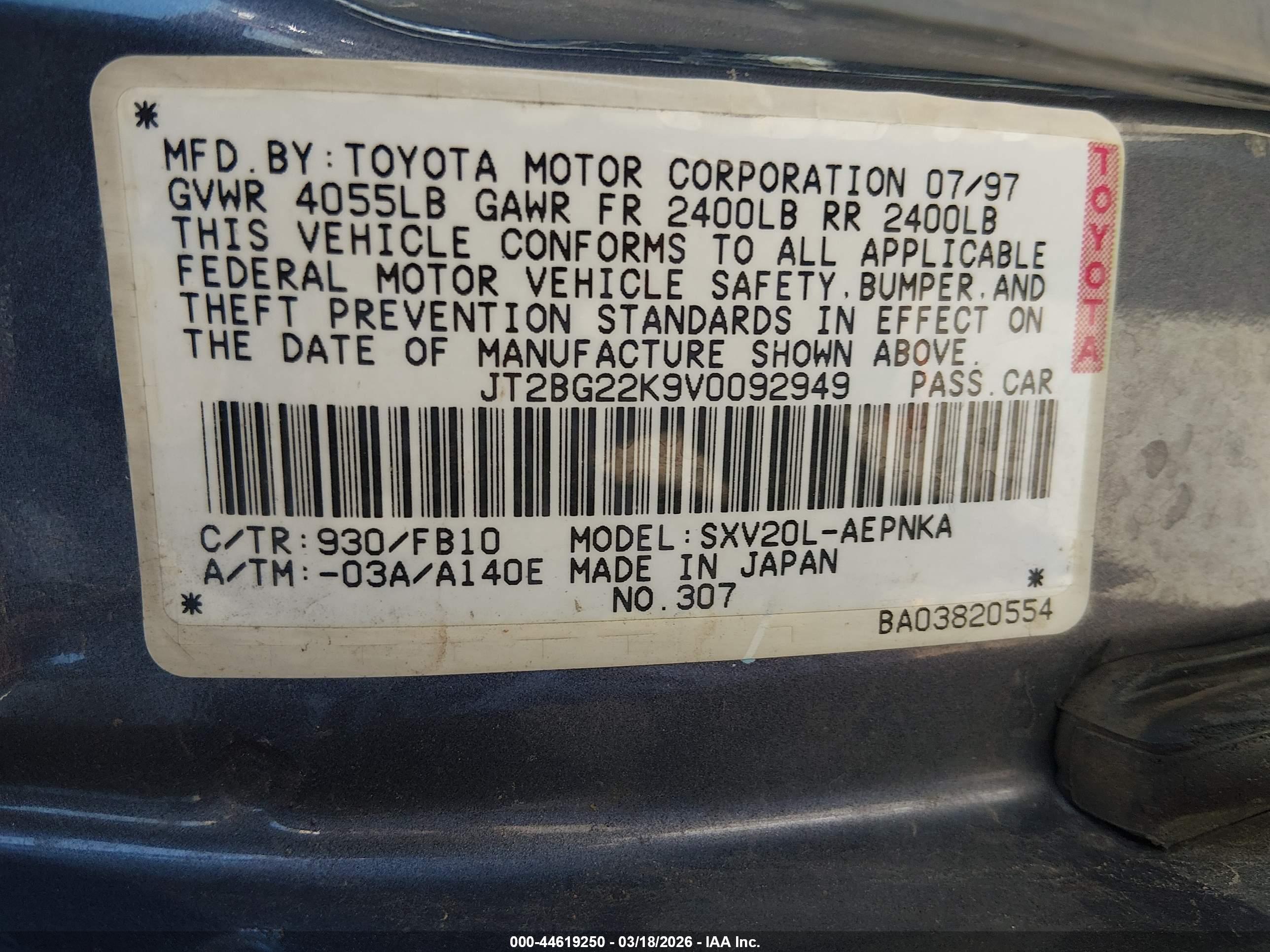 TOYOTA CAMRY image 9