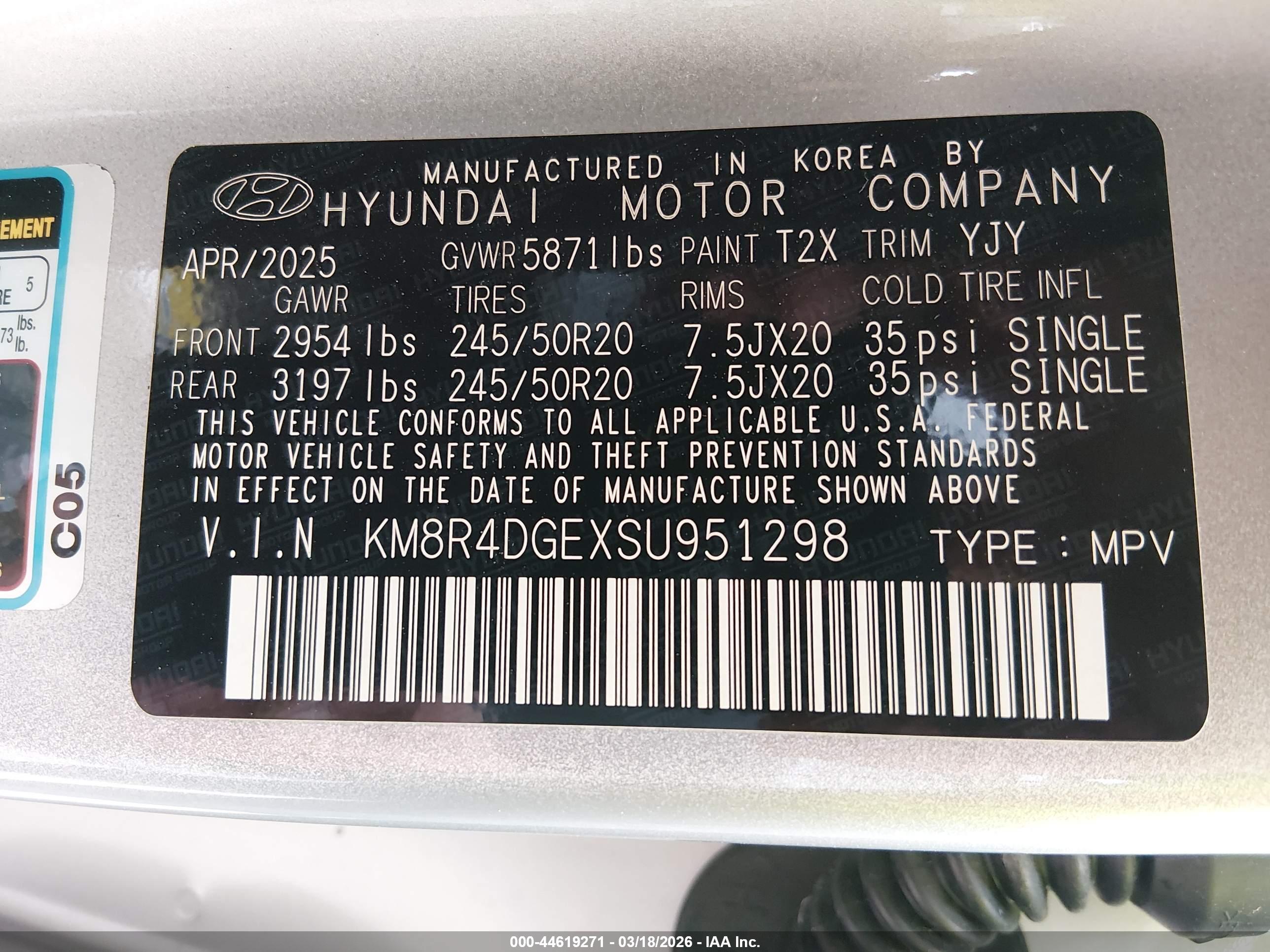 HYUNDAI PALISADE image 9