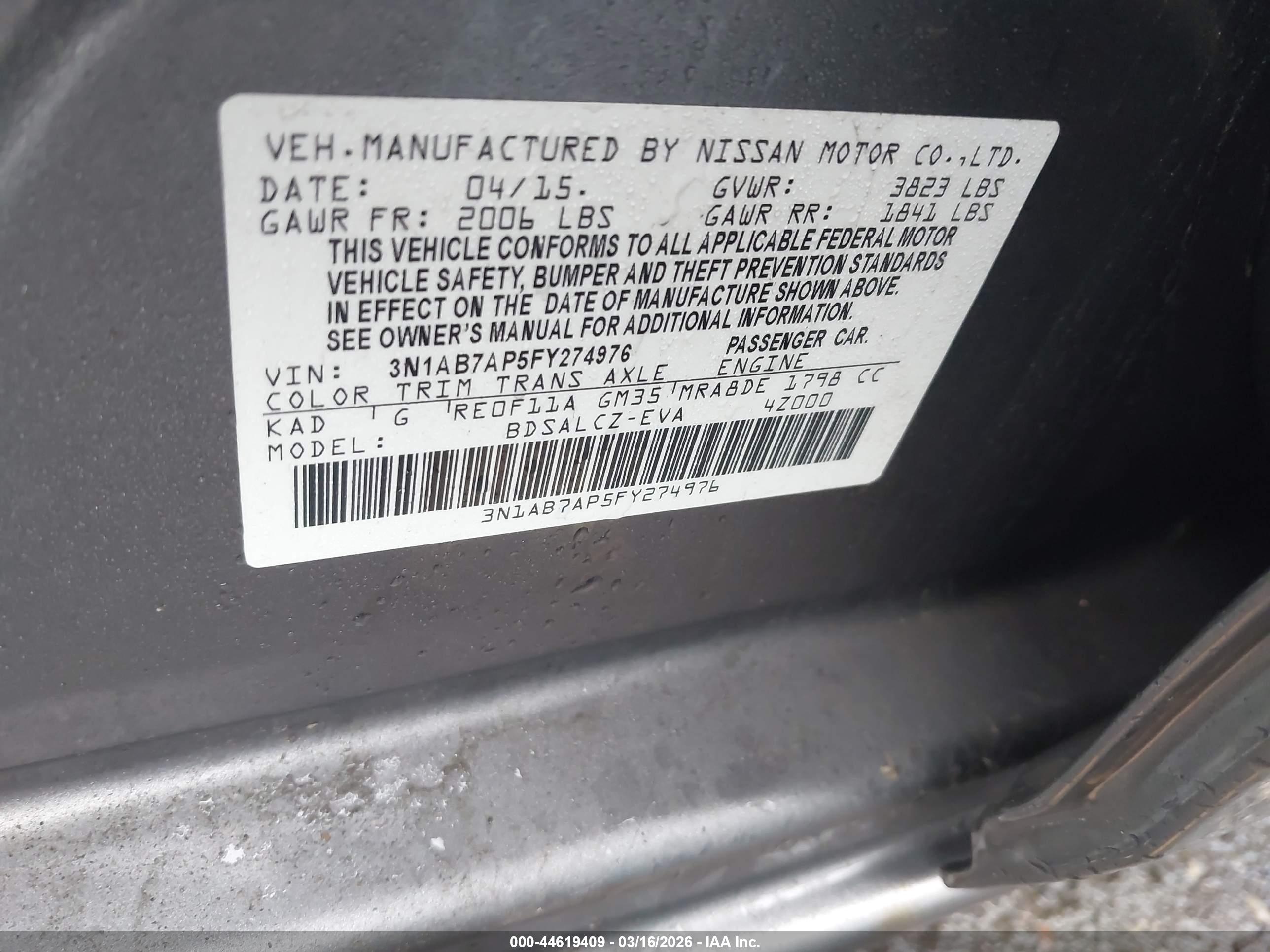 NISSAN SENTRA image 9