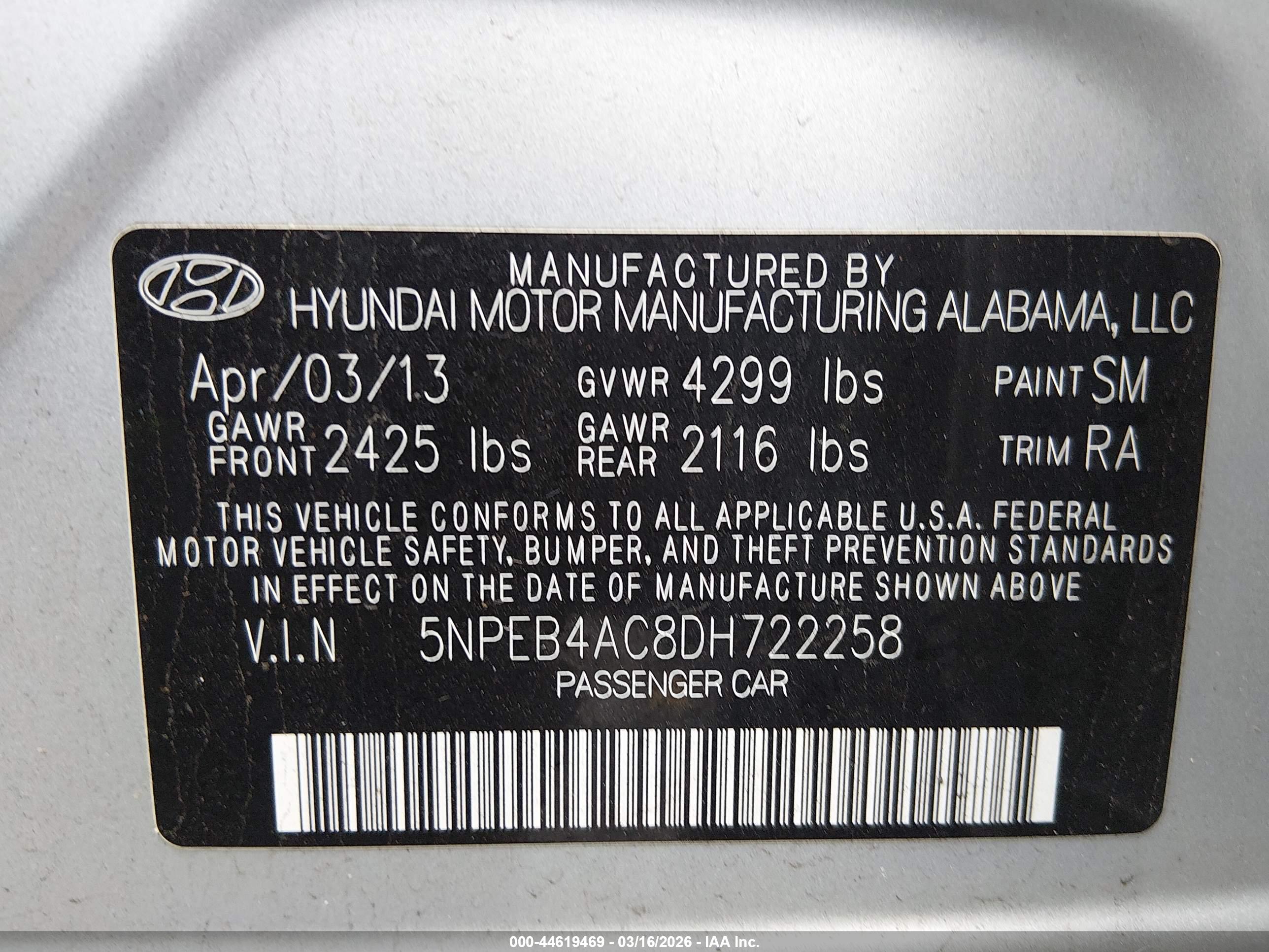 HYUNDAI SONATA image 9