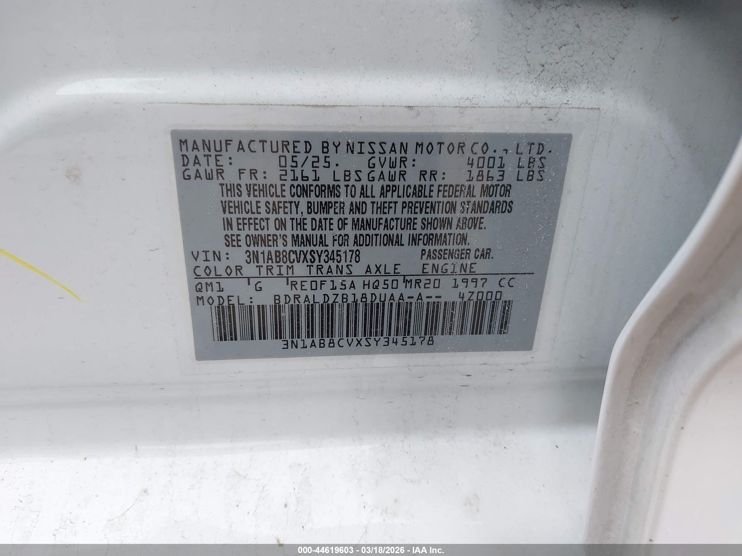 NISSAN SENTRA image 9
